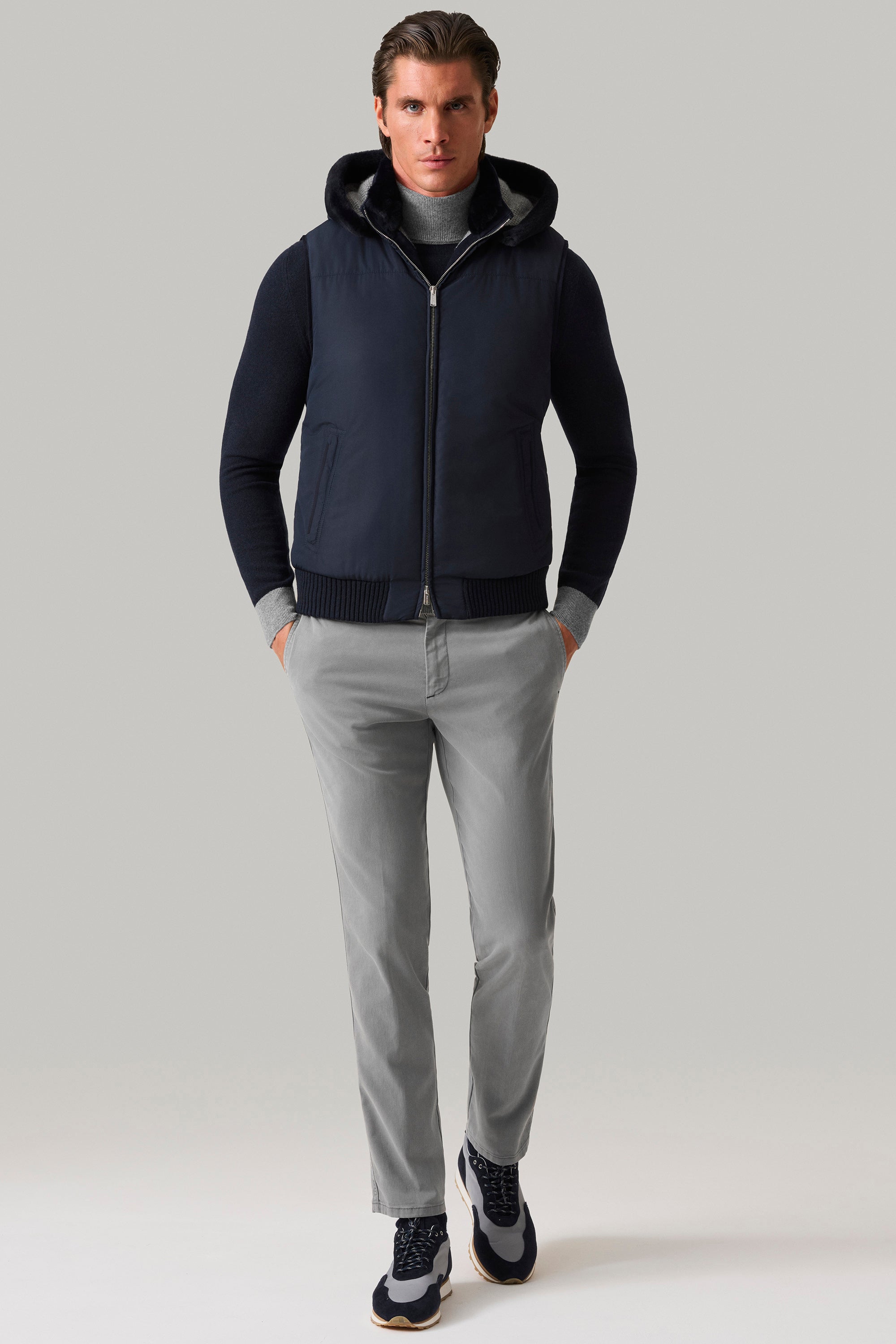 Gilet ELVIS en silk nylon ultra-light