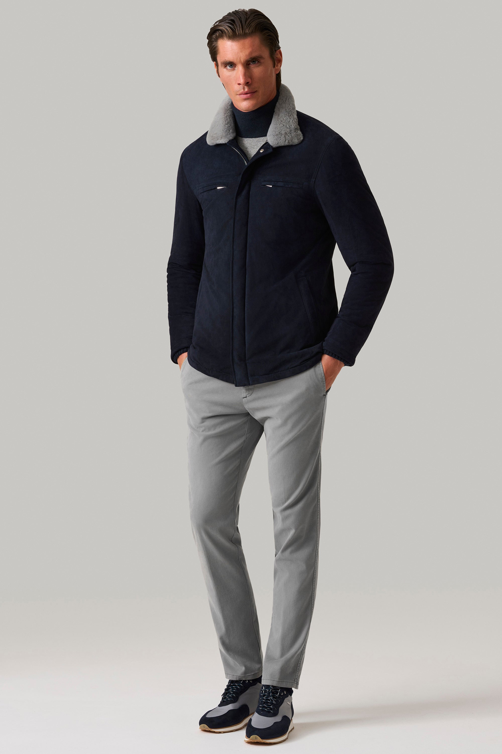 Parka CORTINA en suède