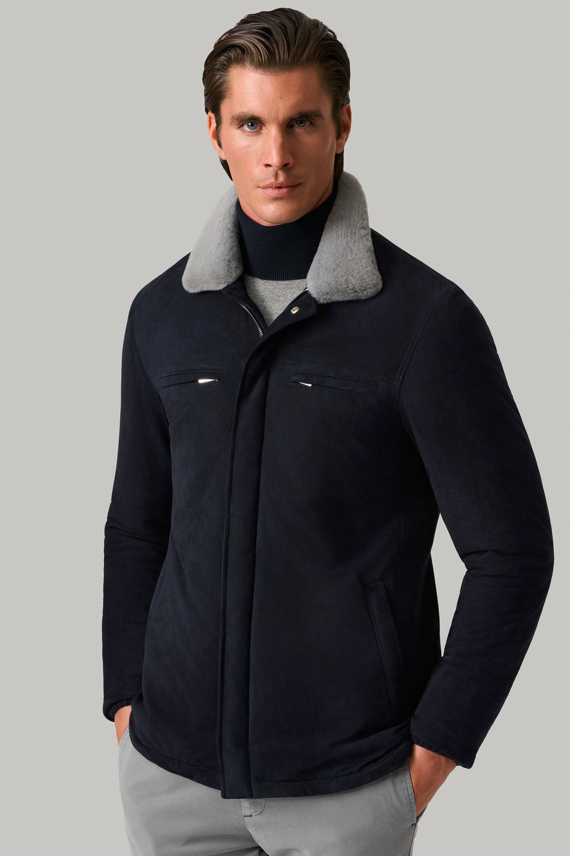 Parka CORTINA en suède