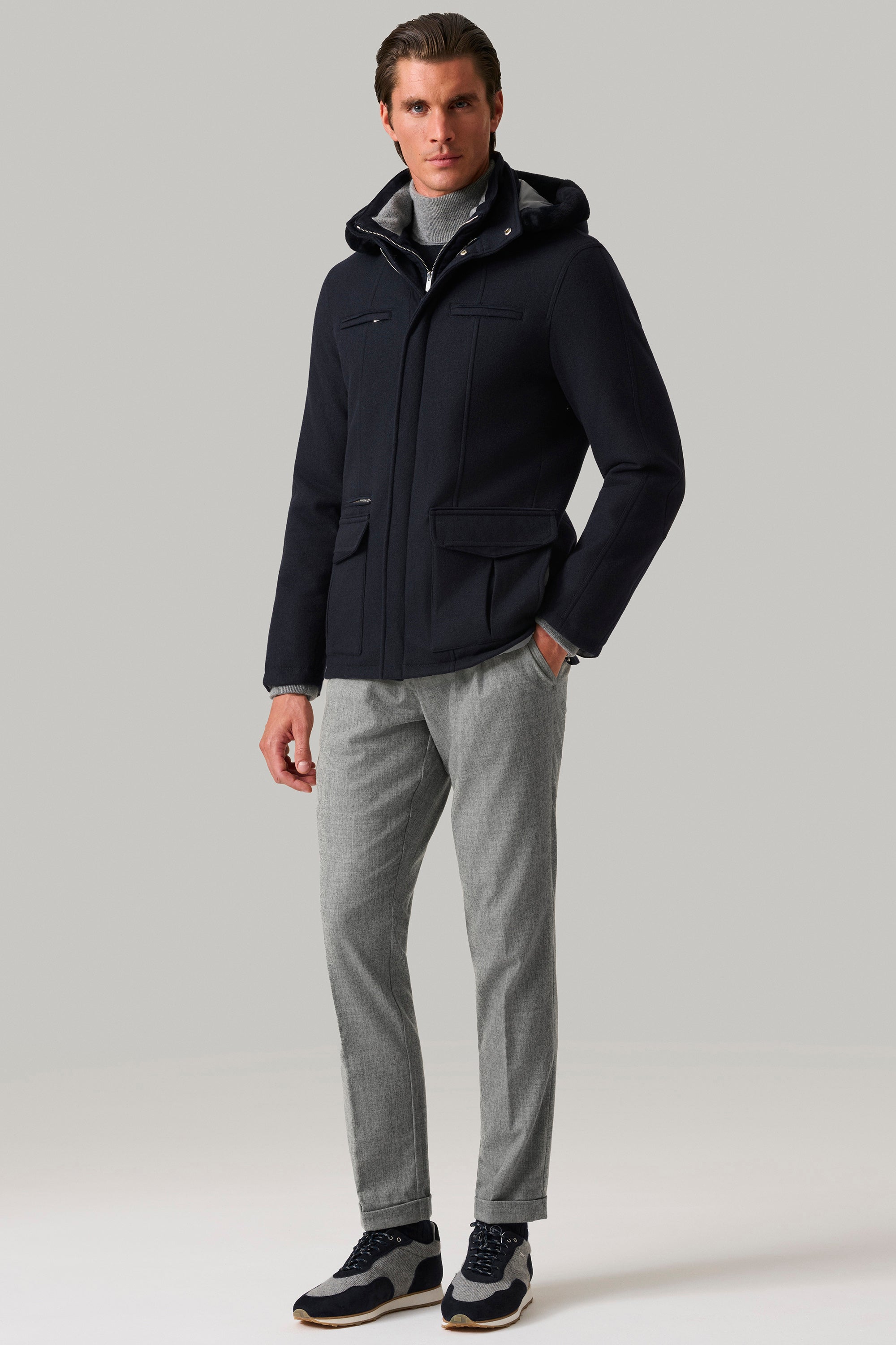 Parka ELVIS en ultimum cachemire felt