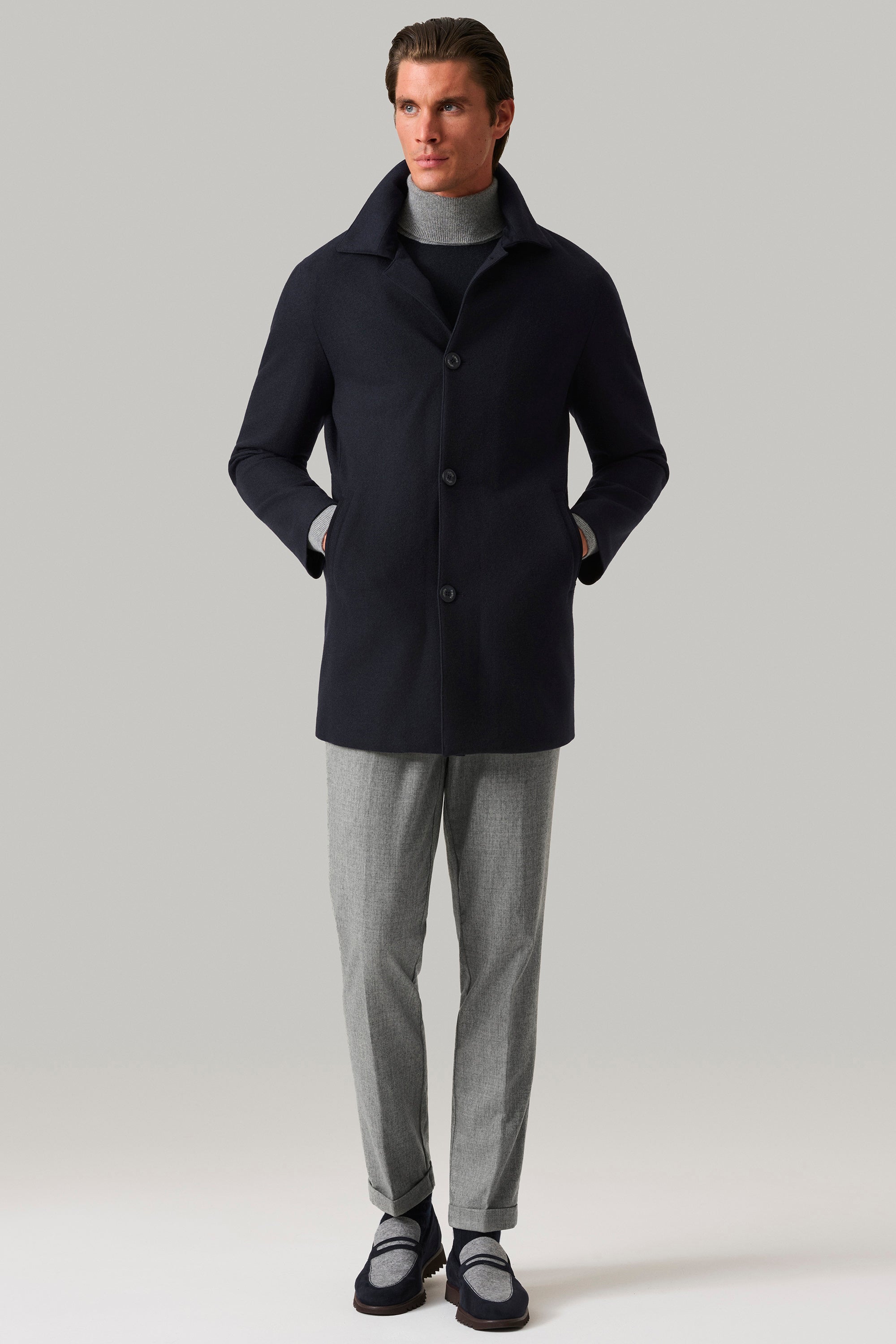 Manteau FLINT avec doublure en vison