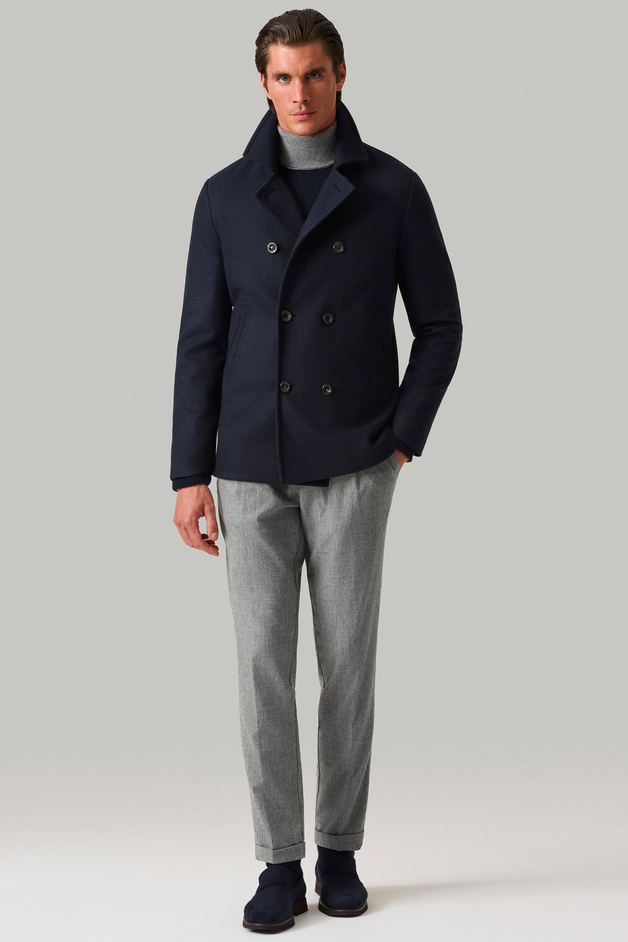 Ultimum Cashmere® felt pea coat