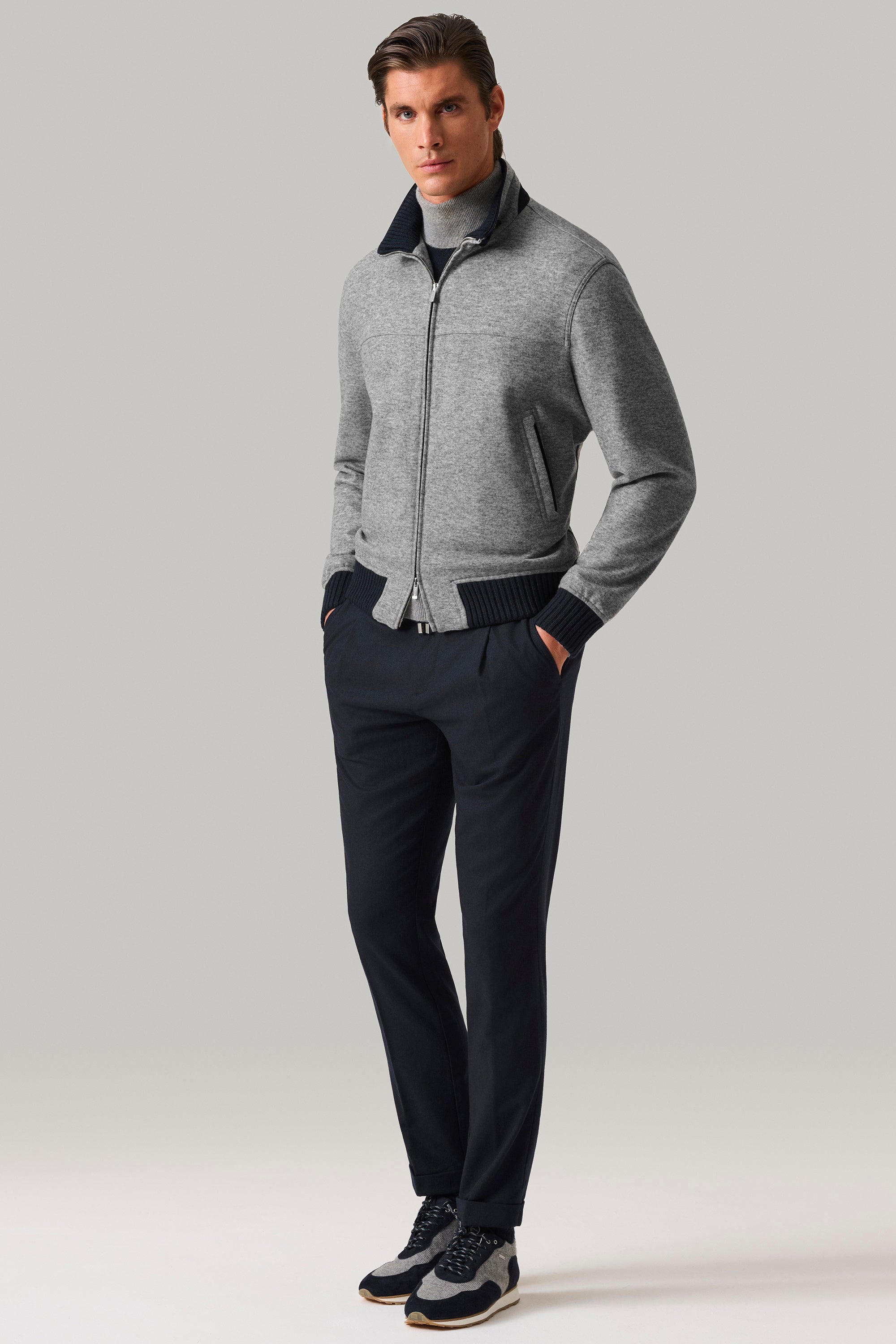 CONFORT jacket in cashmere felt