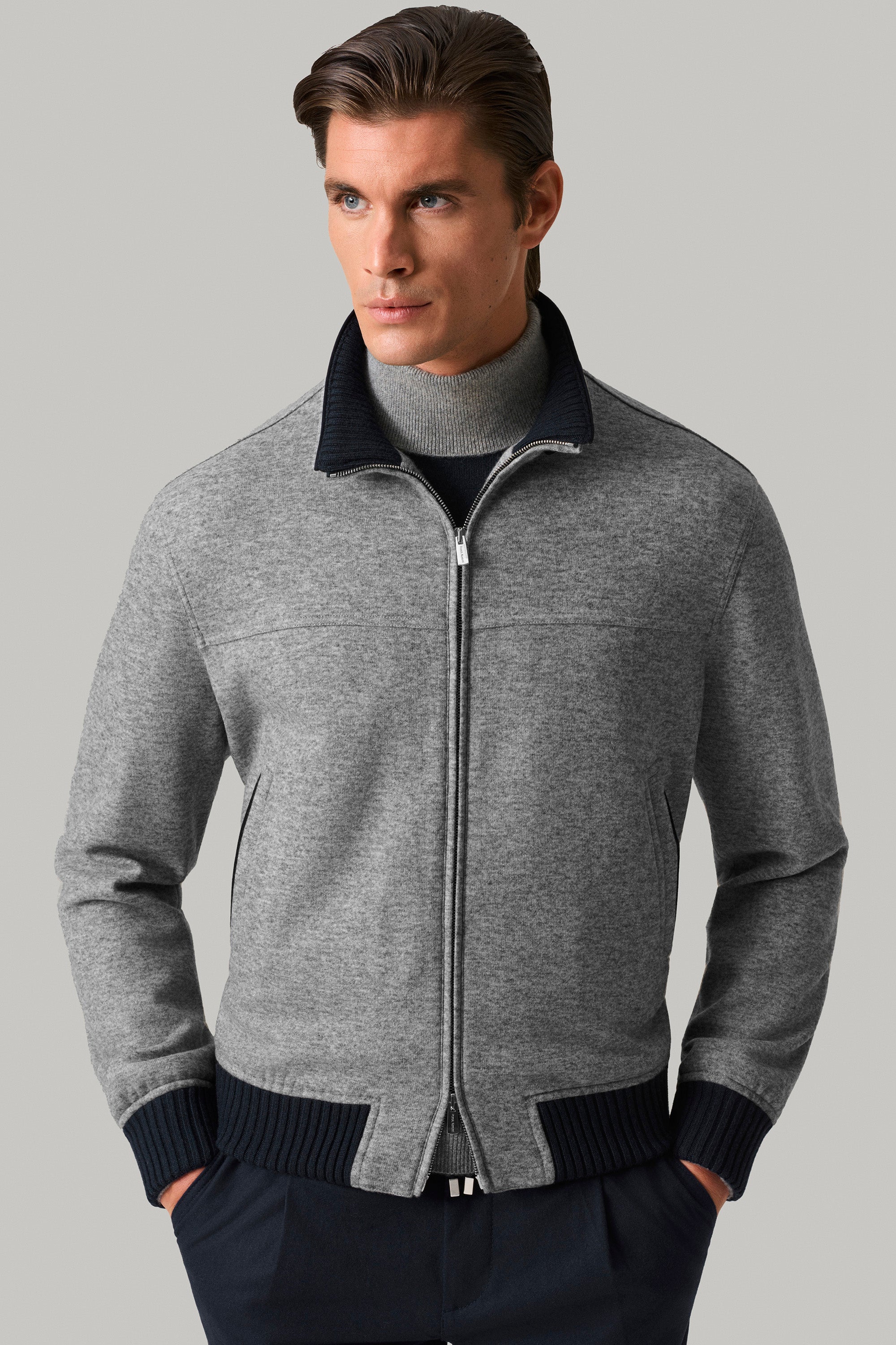 CONFORT jacket in cashmere felt