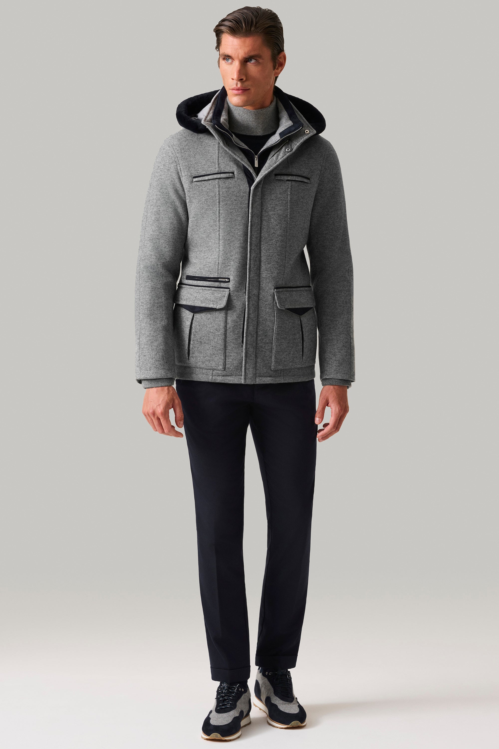 Parka ELVIS en ultimum cachemire felt