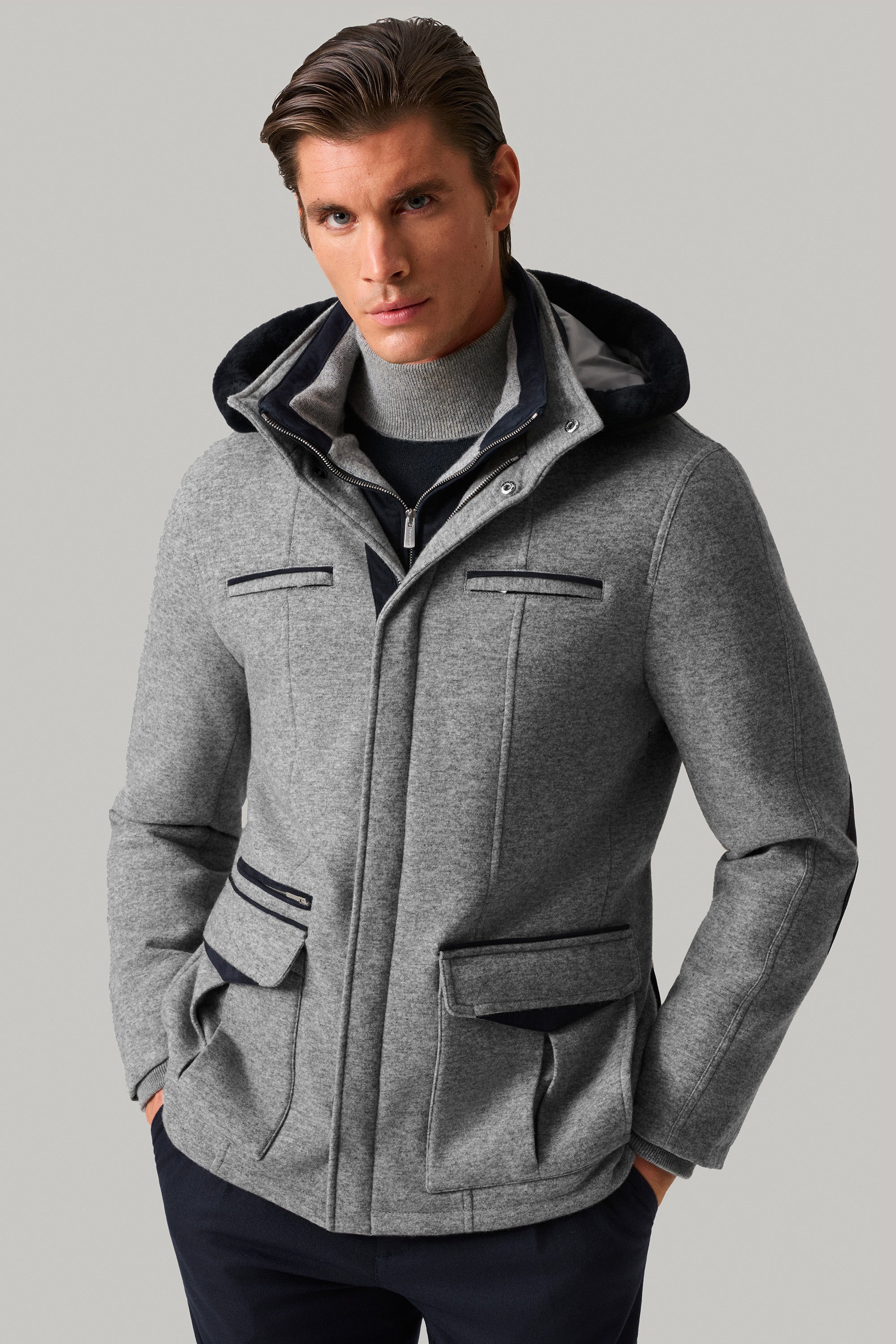 Parka ELVIS en ultimum cachemire felt