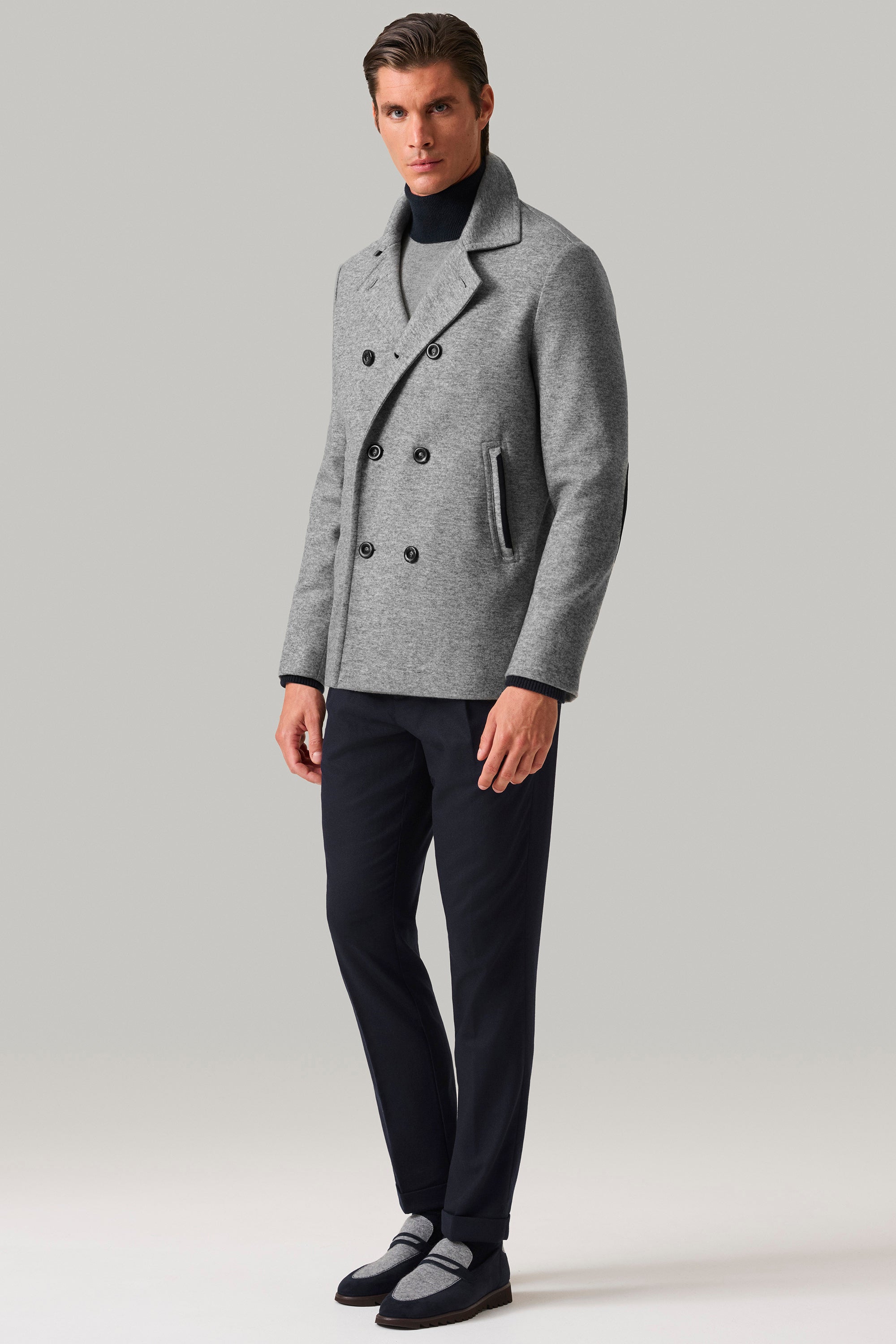 Ultimum Cashmere® felt pea coat