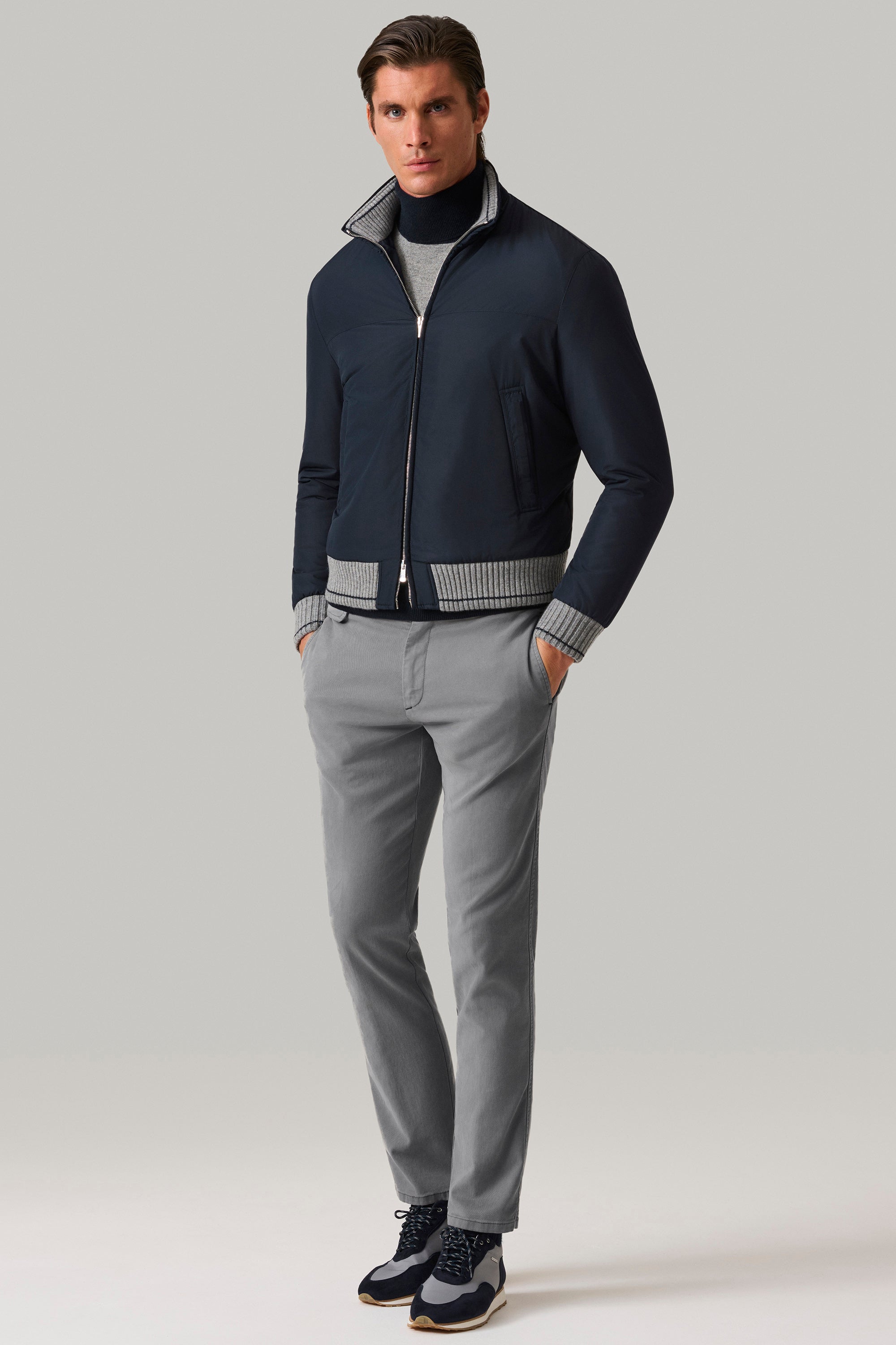 CONFORT jacket in ultra-light silk nylon