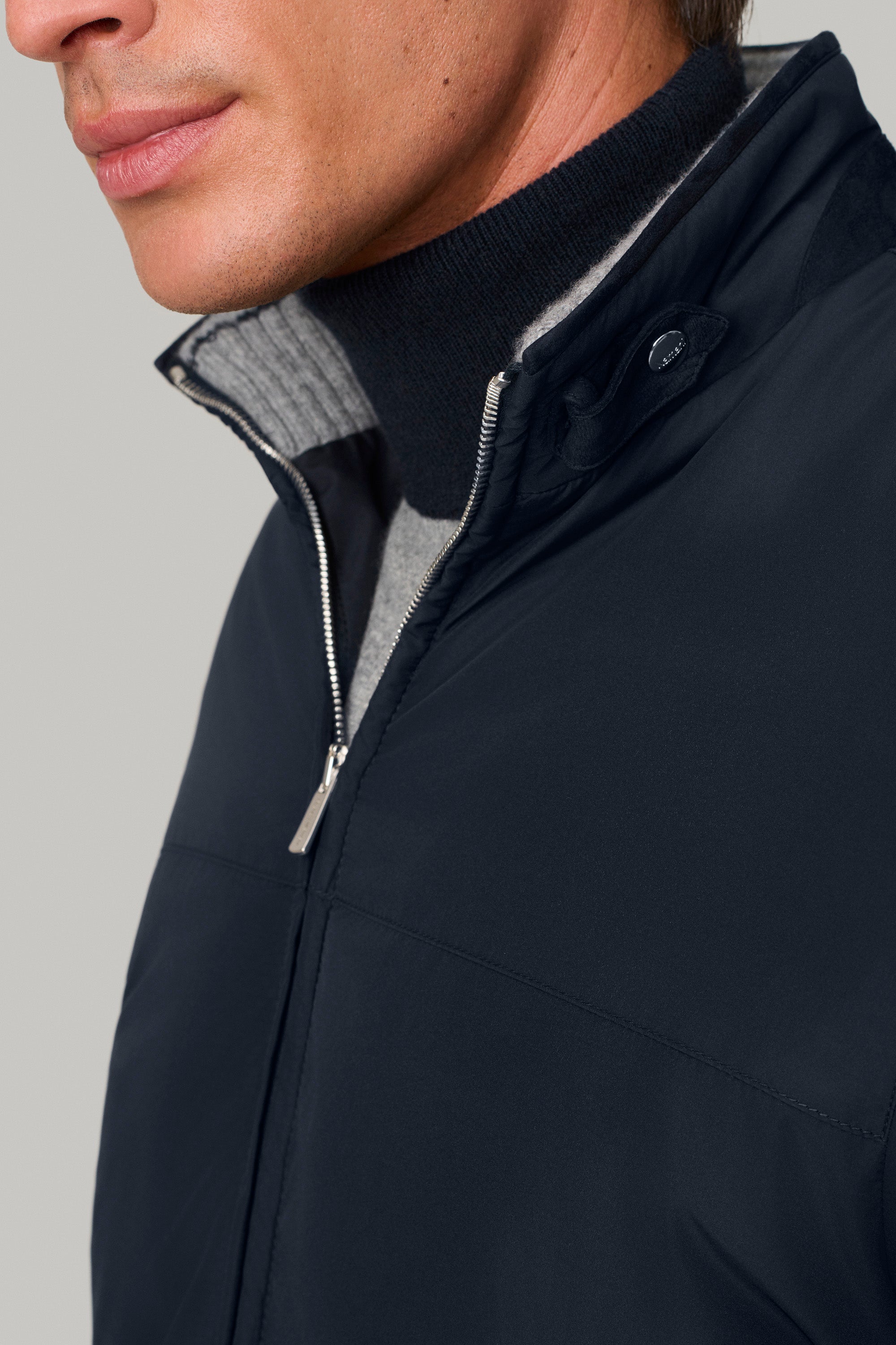 CONFORT jacket in ultra-light silk nylon