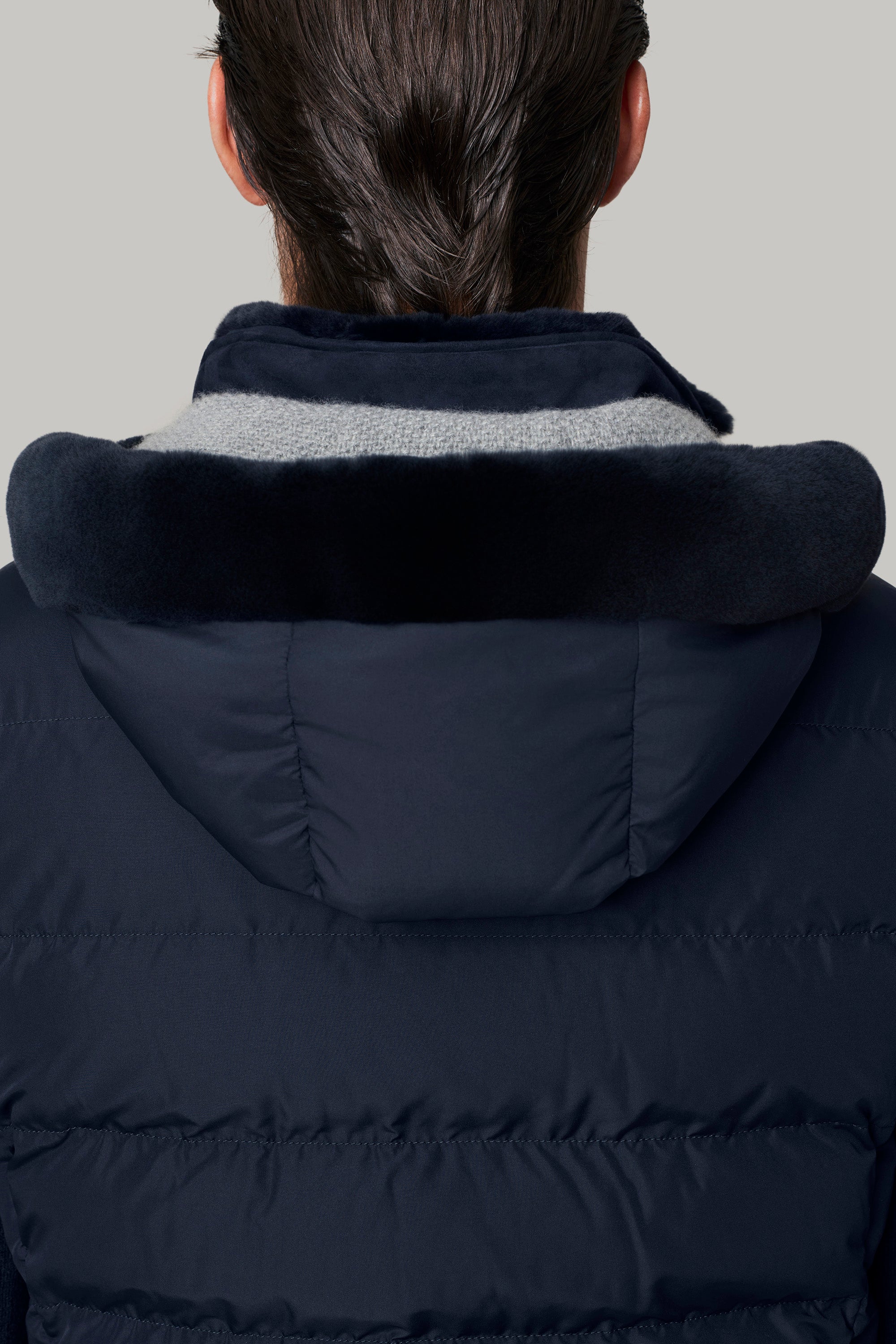 BRIDGE jacket in ultra-light silk nylon