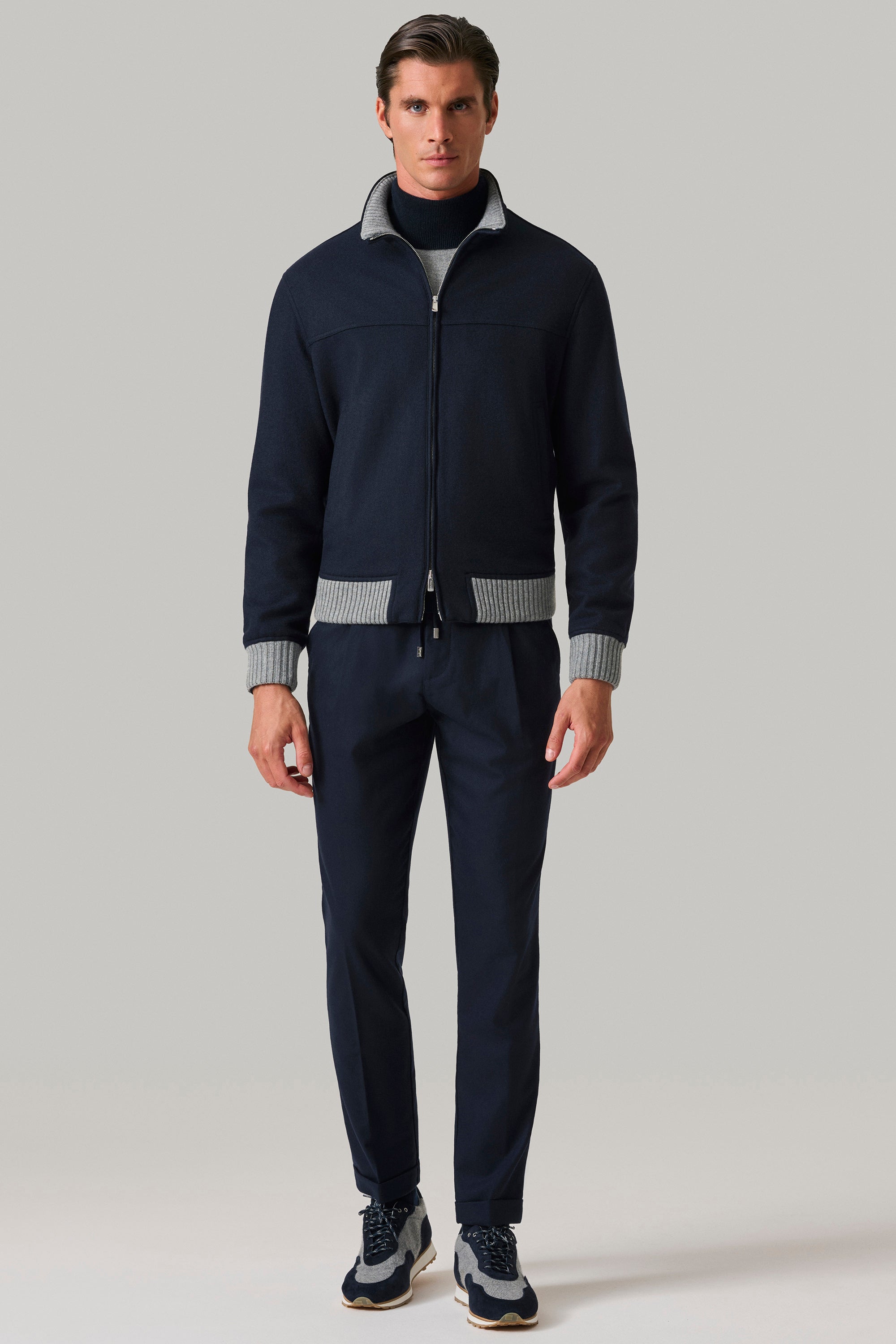 CONFORT jacket in cashmere felt