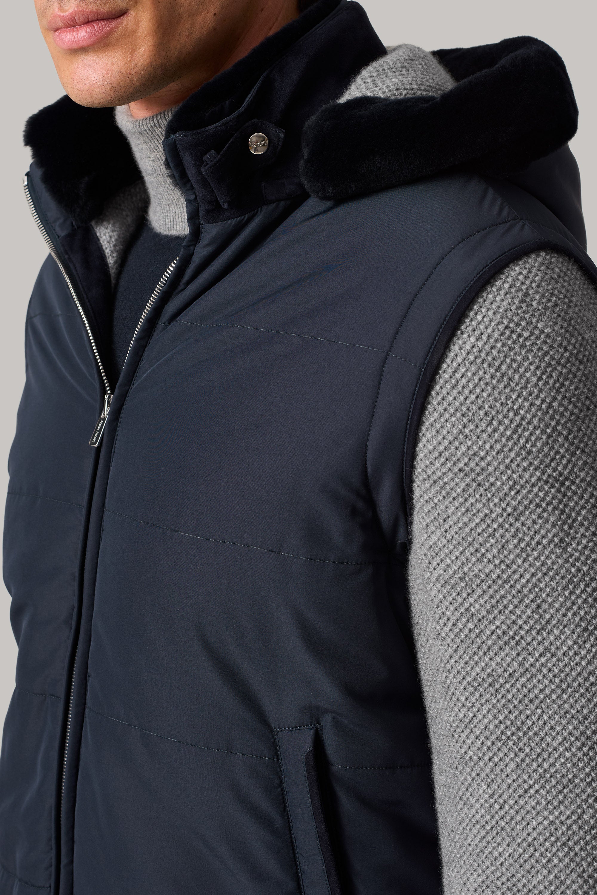 BRIDGE jacket in ultra-light silk nylon