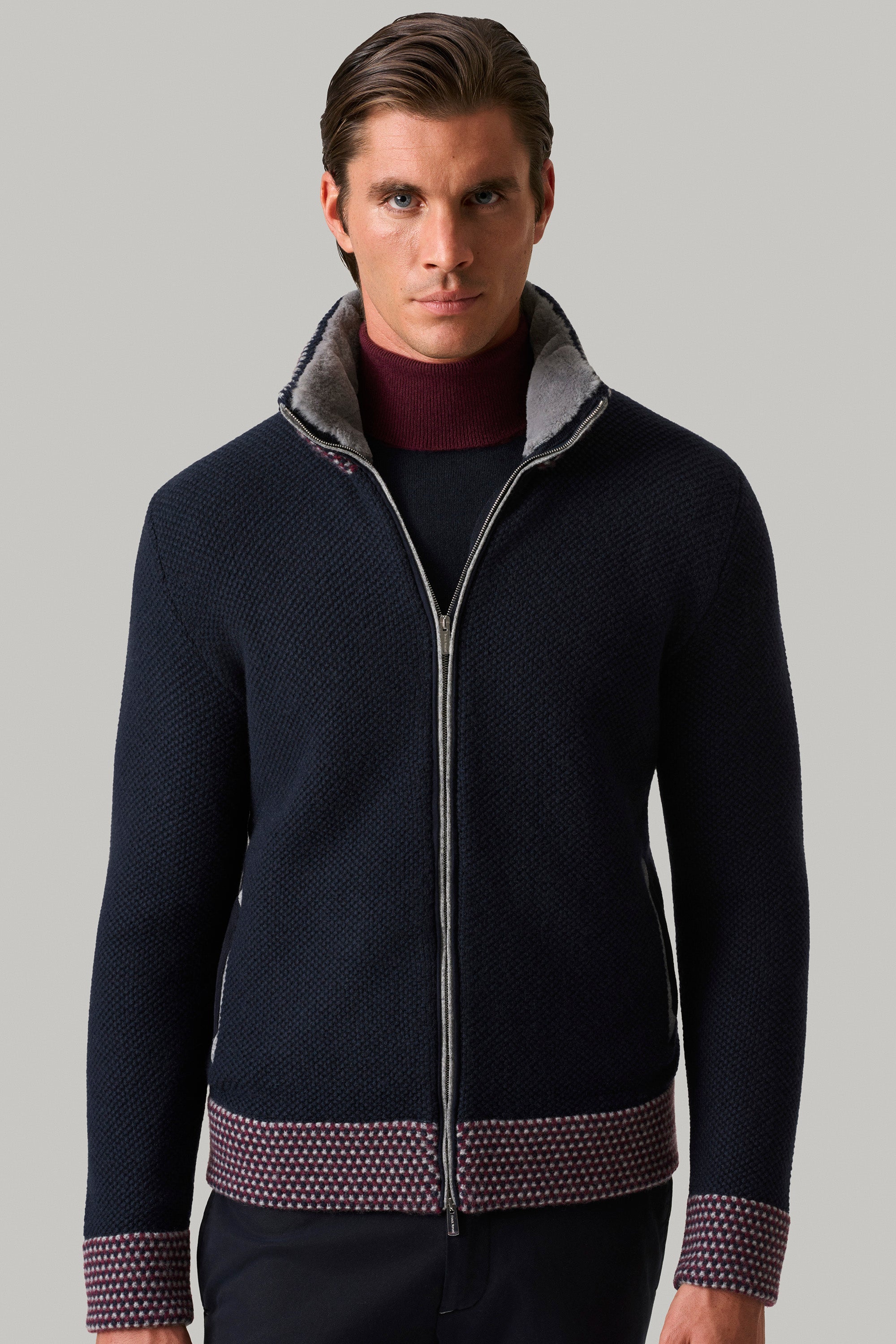 ENGE PUNTO JACQUARD Cardigan
