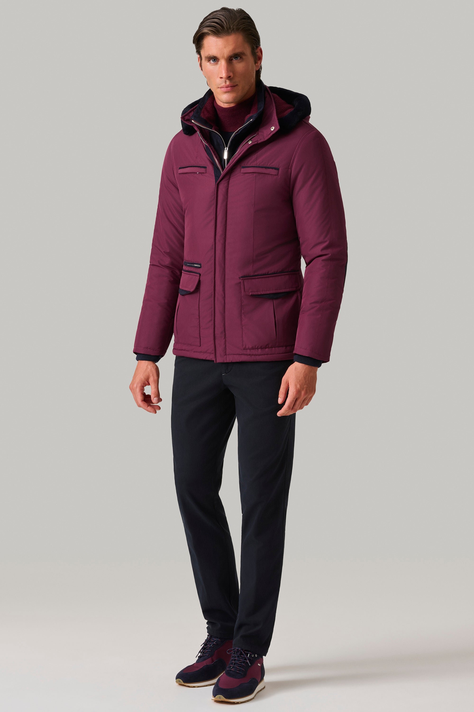 Parka ELVIS en silk nylon ultra-light