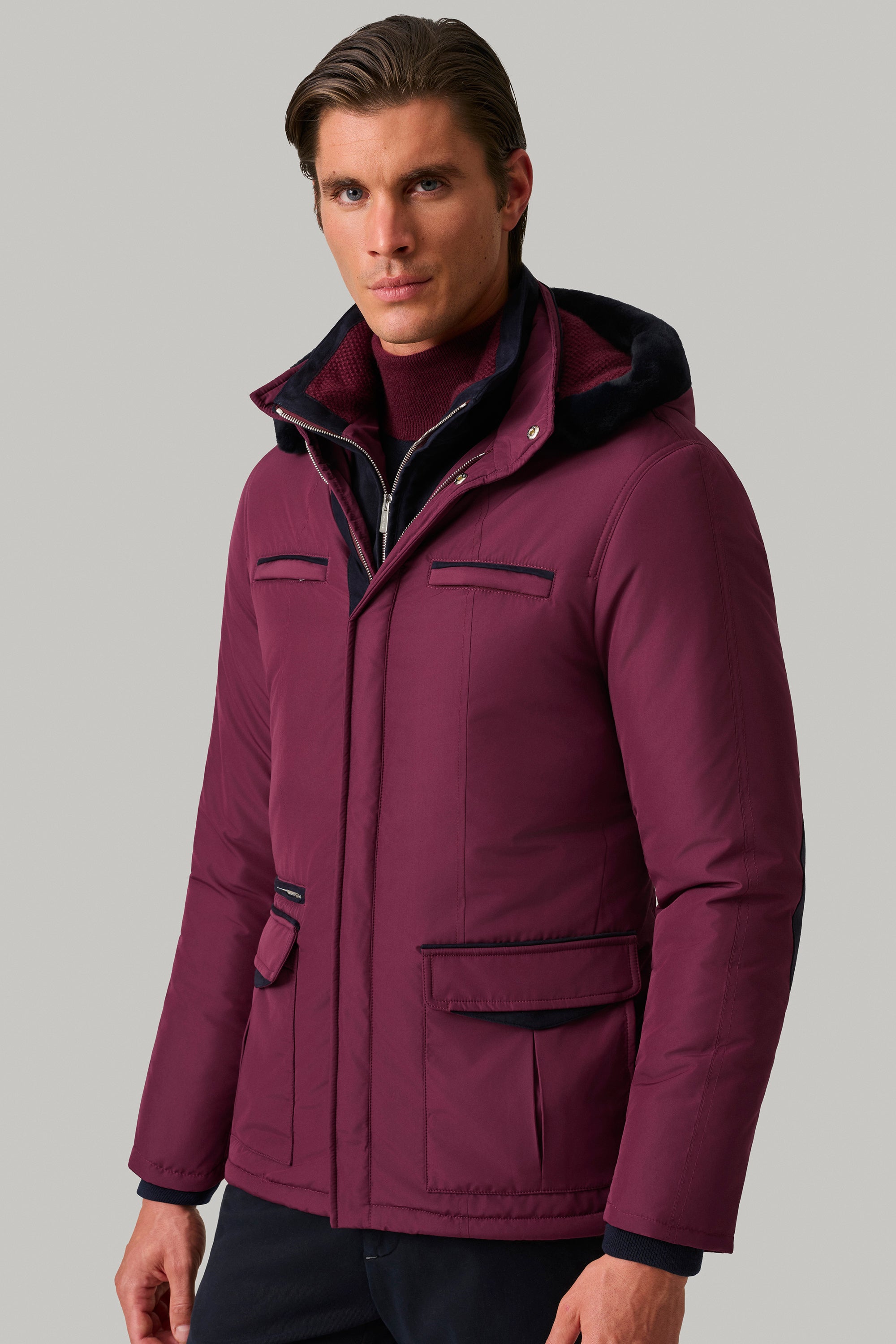 Parka ELVIS en silk nylon ultra-light