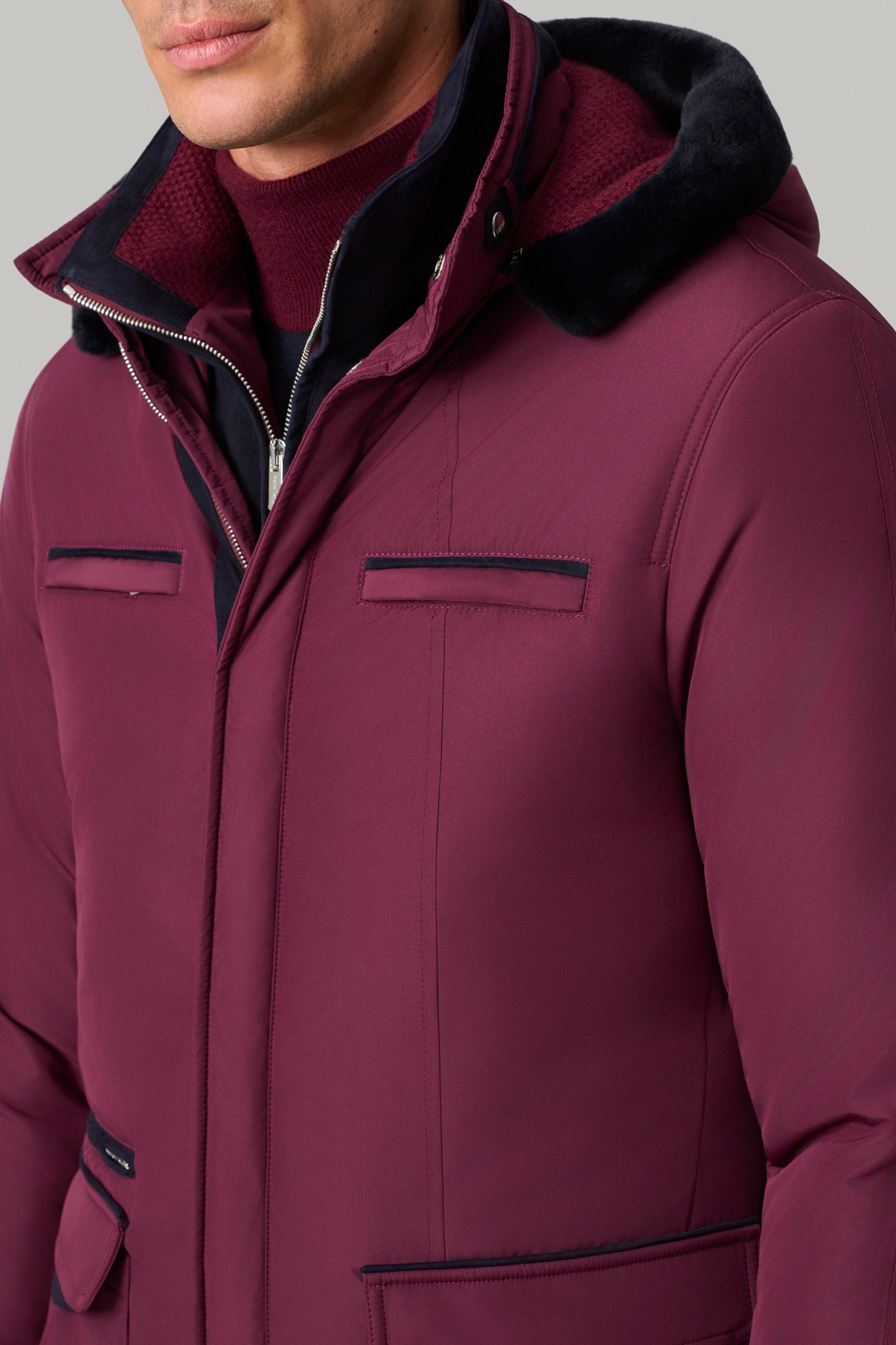 Parka ELVIS en silk nylon ultra-light