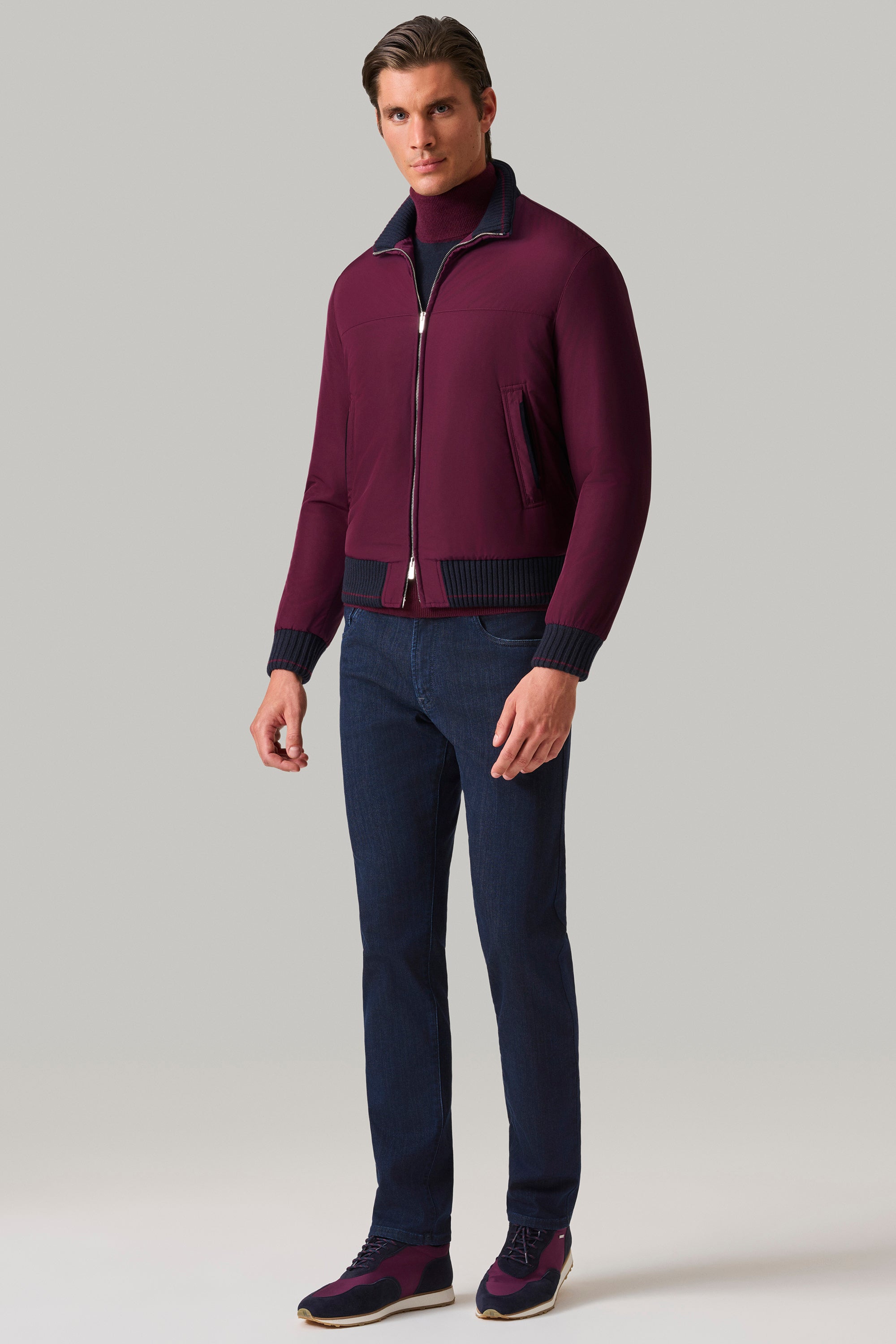 Blouson CONFORT en silk nylon ultra-light