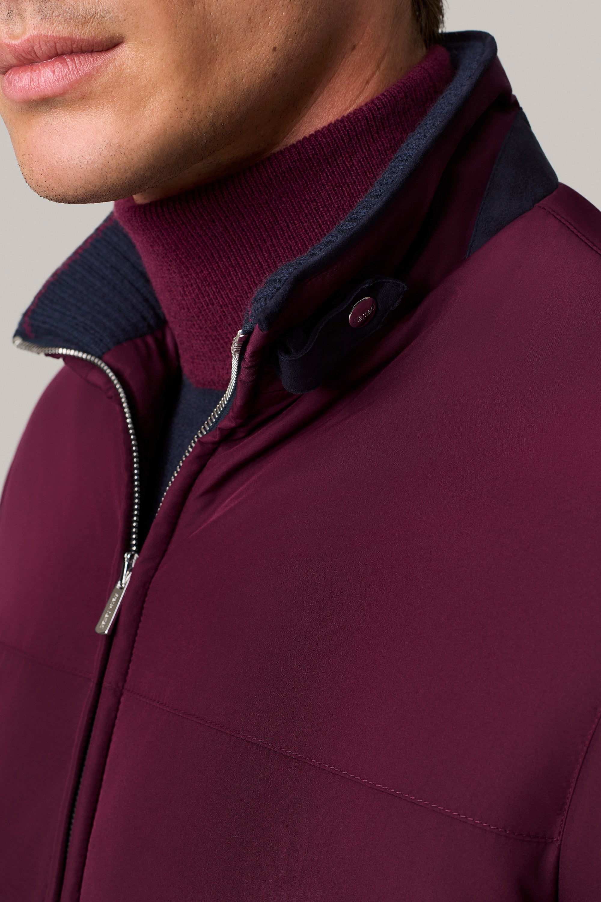 CONFORT jacket in ultra-light silk nylon