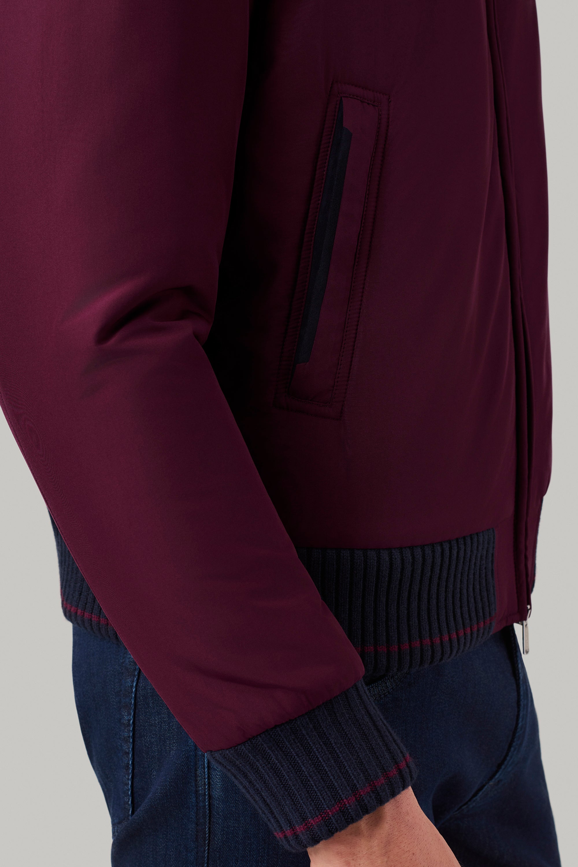 CONFORT jacket in ultra-light silk nylon