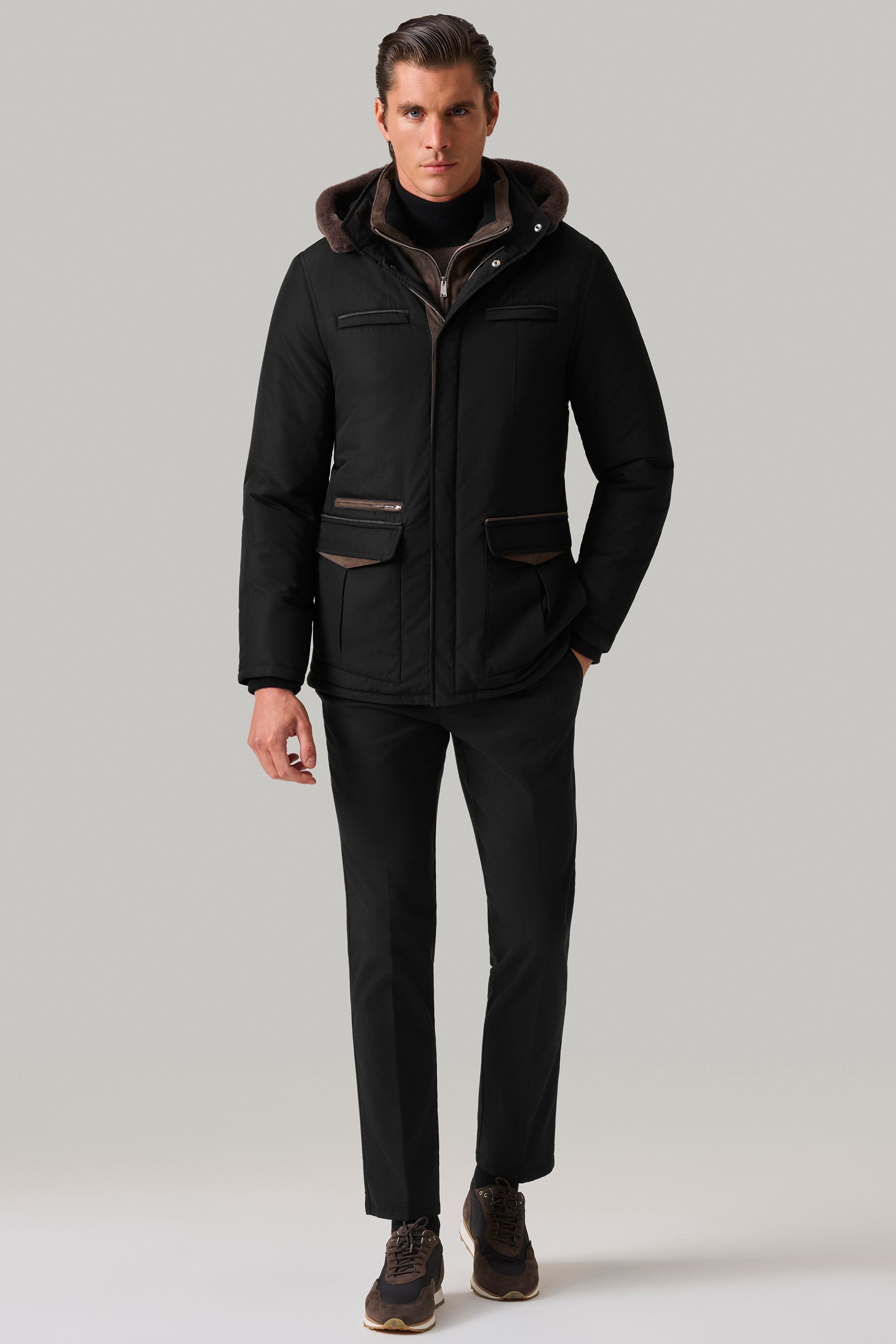 Parka ELVIS en silk nylon ultra-light