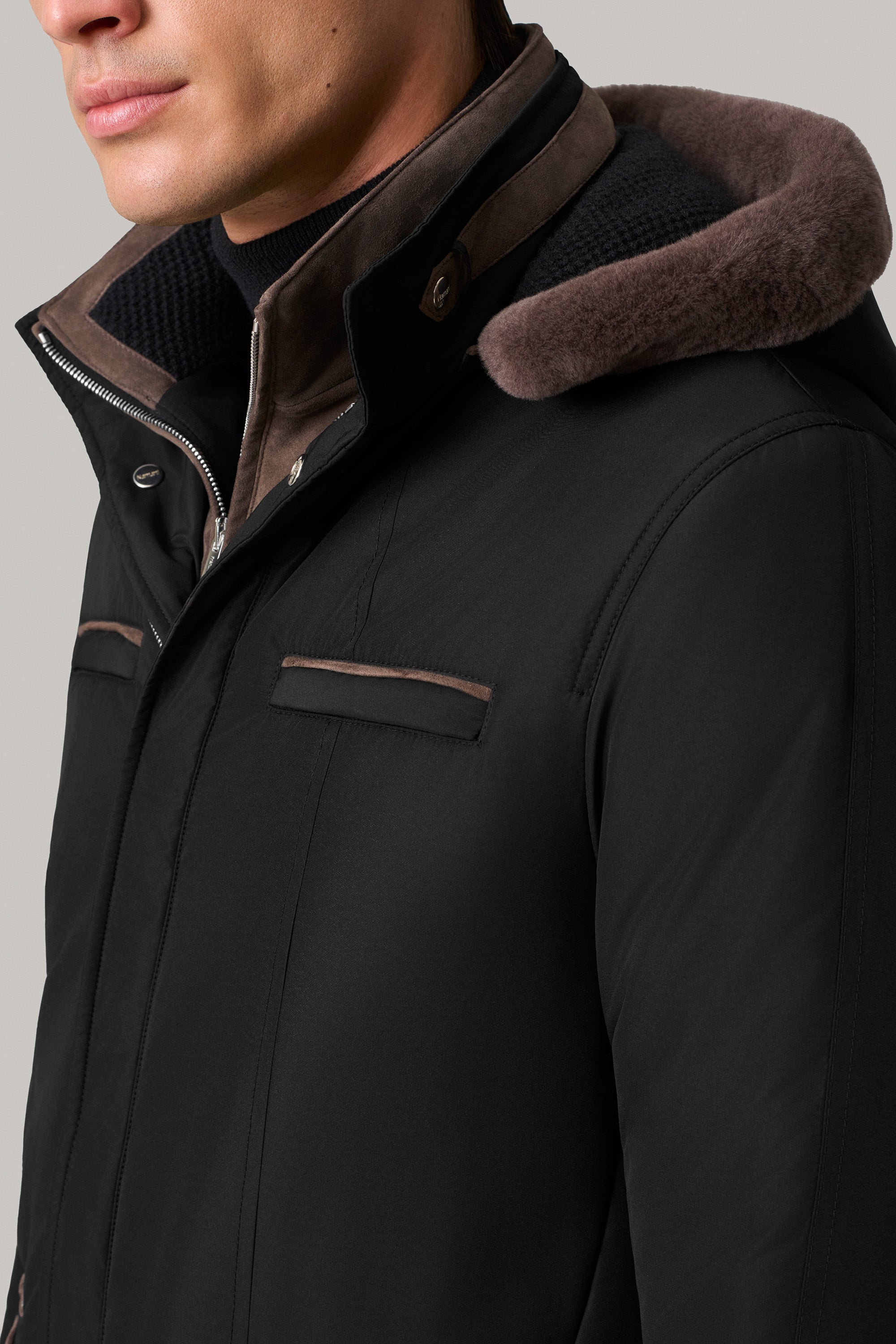 Parka ELVIS en silk nylon ultra-light