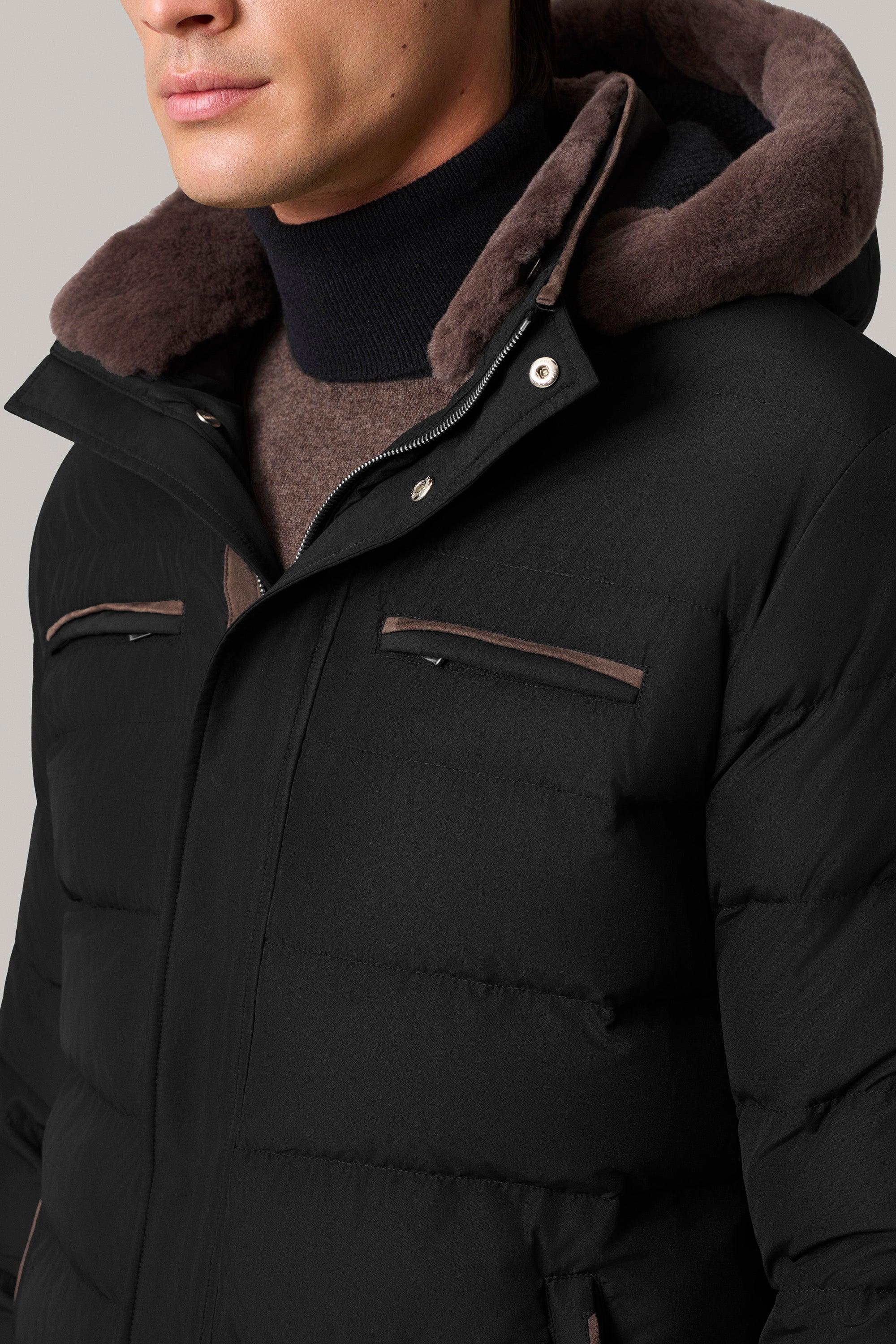 Doudoune COURCHEVEL en silk nylon ultra-light