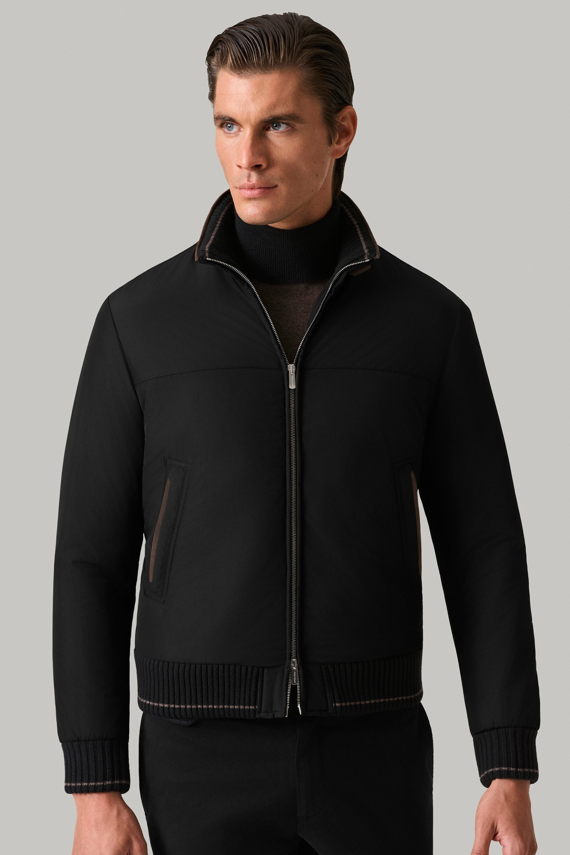 CONFORT jacket in ultra-light silk nylon