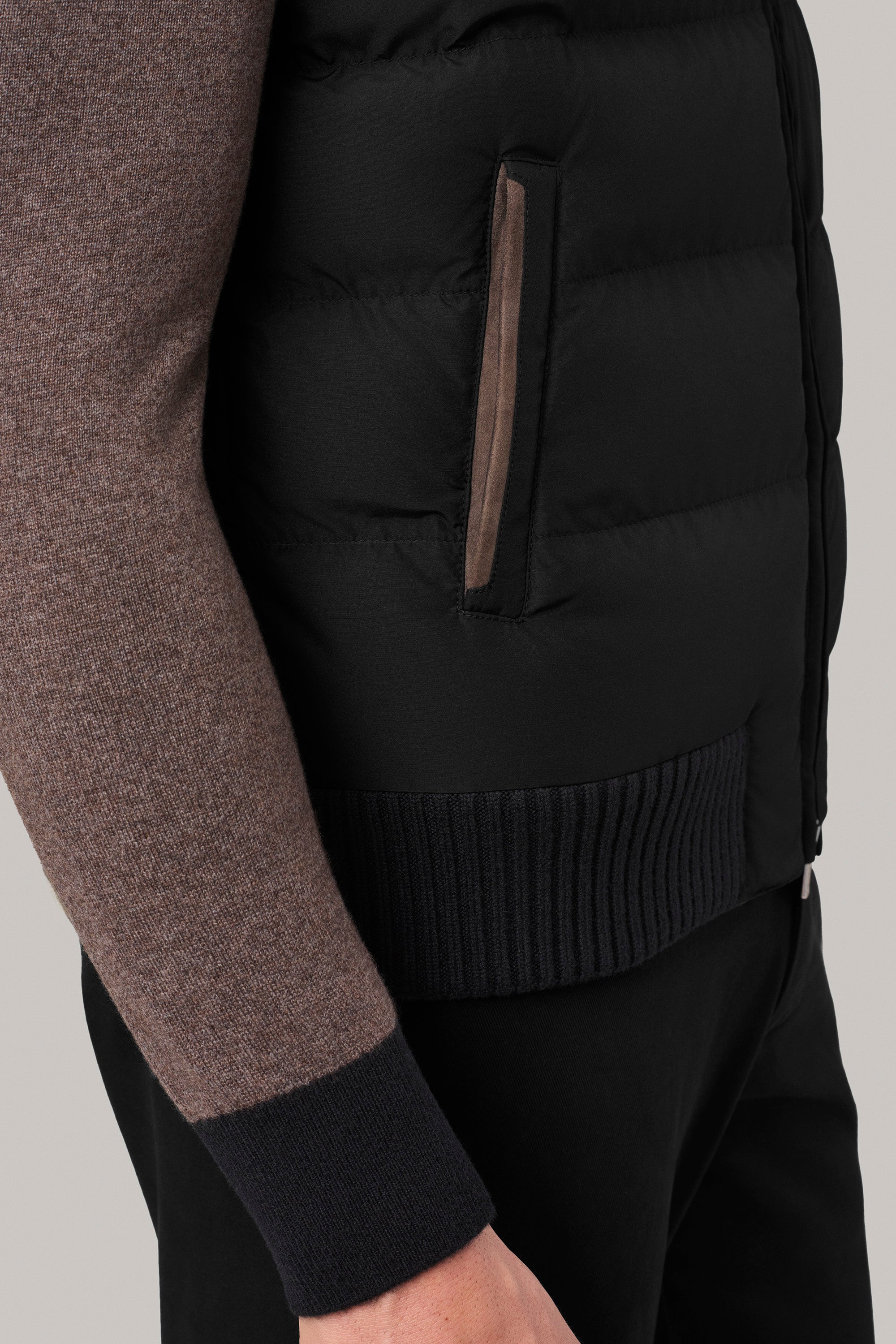 Gilet COURCHEVEL en silk nylon ultra-light