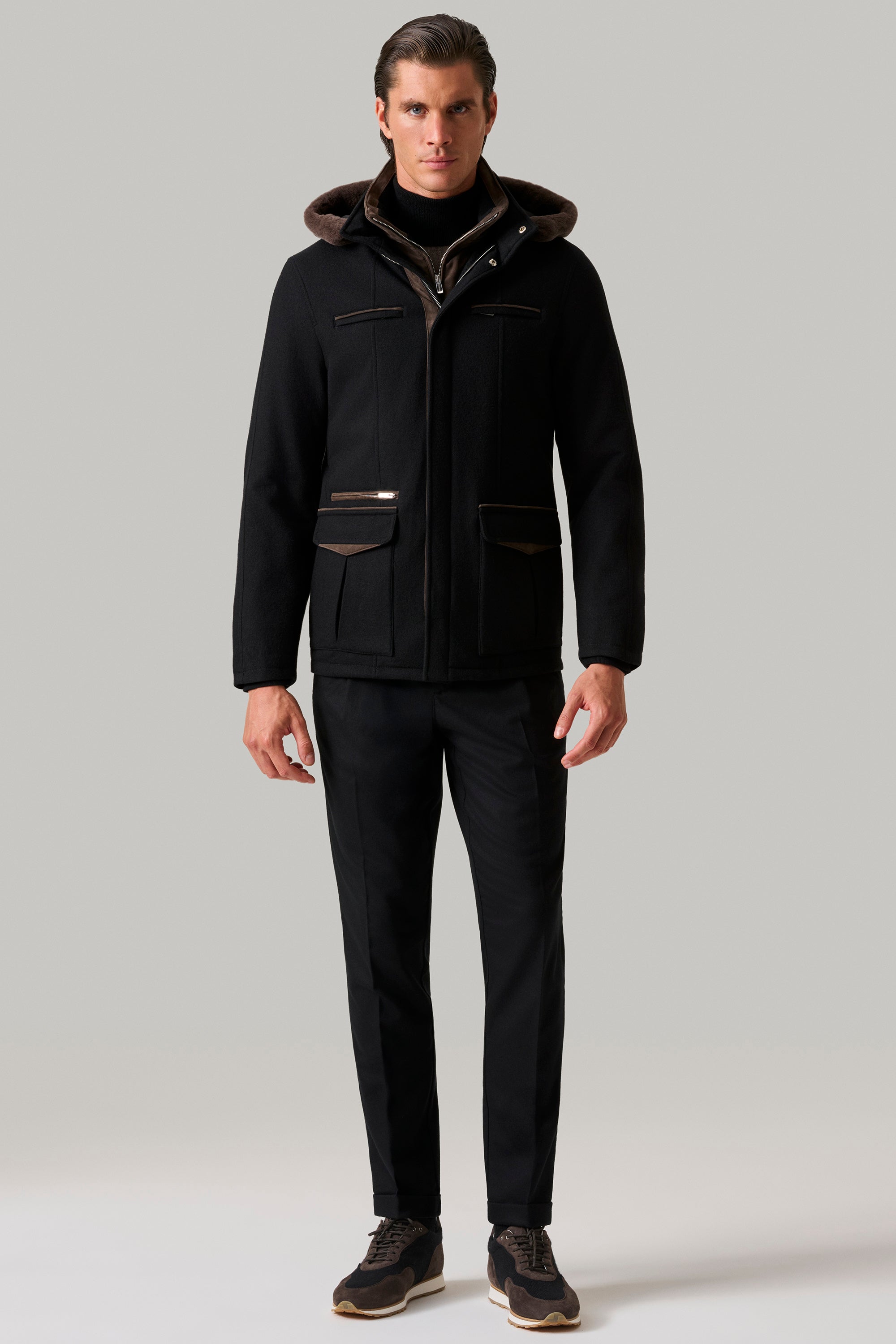 Parka ELVIS en ultimum cachemire felt