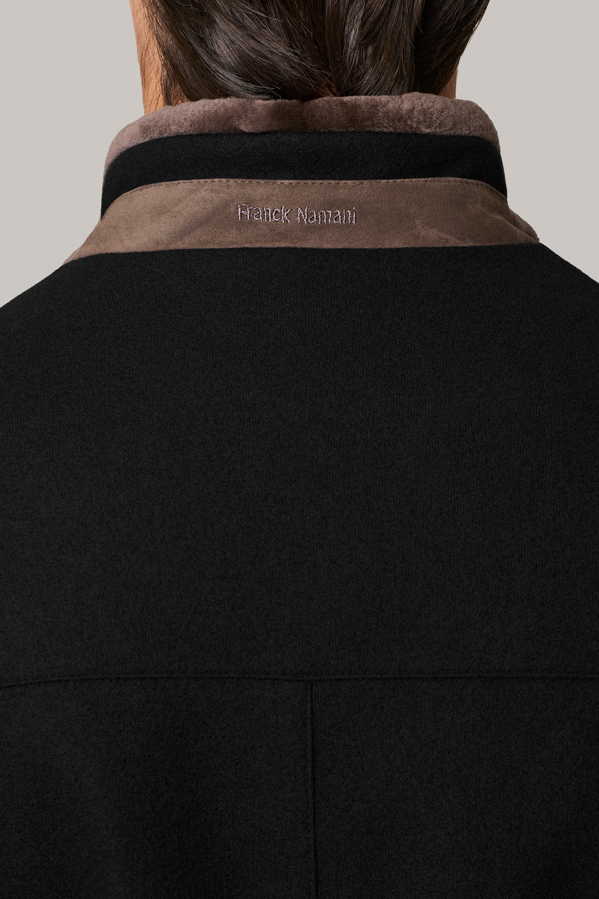 CONFORT jacket in cashmere felt and mink
