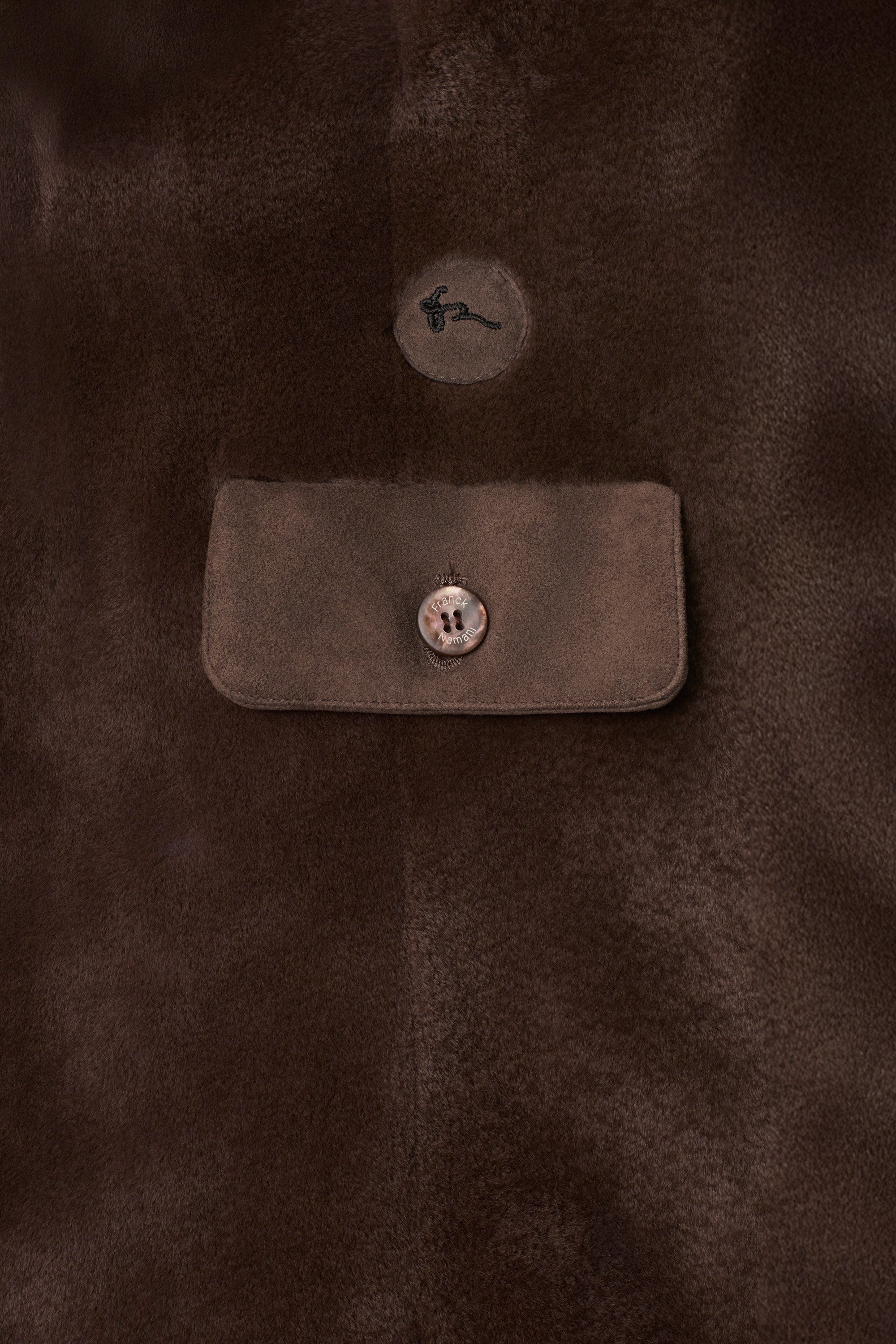 CONFORT jacket in cashmere felt and mink