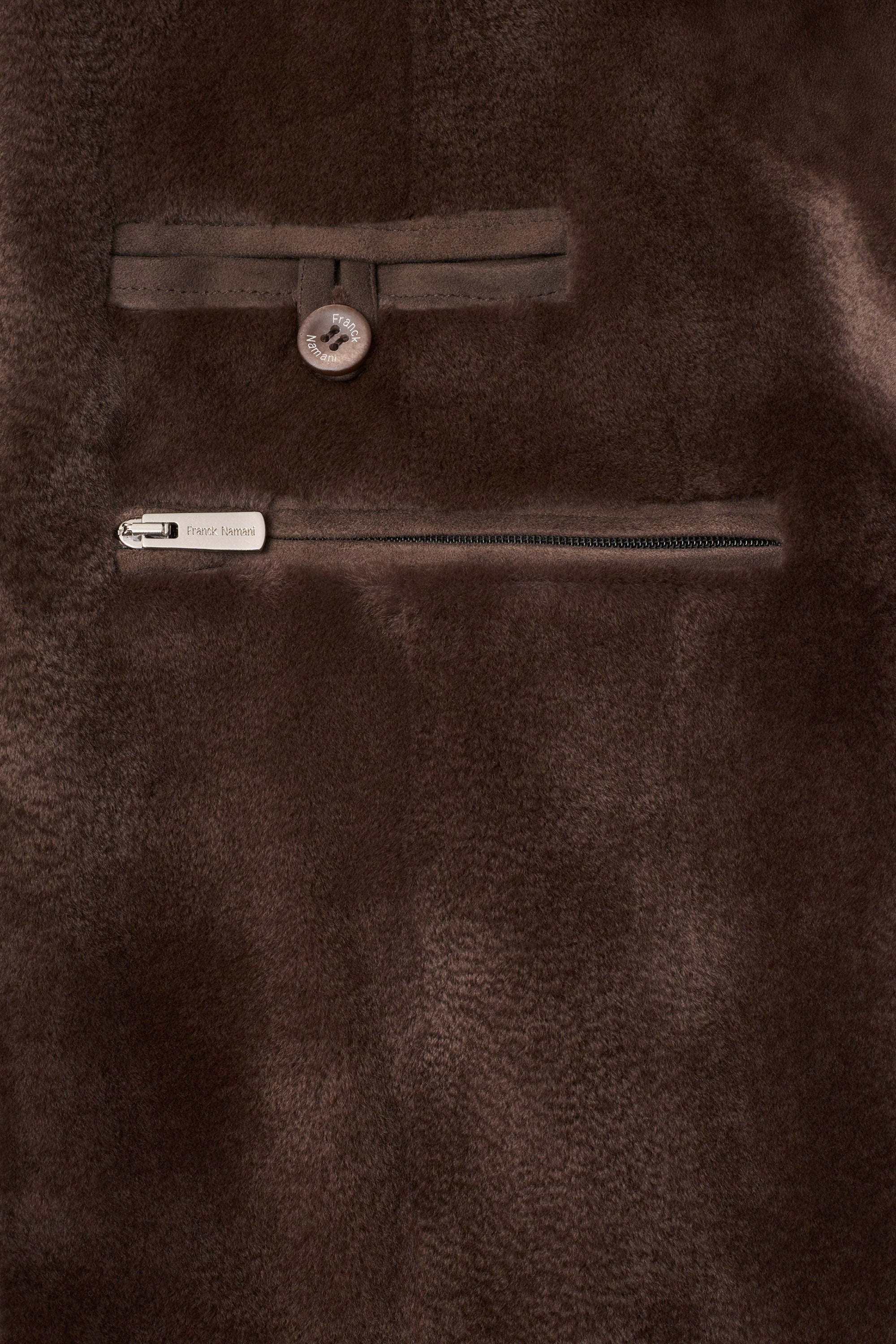 CONFORT jacket in cashmere felt and mink