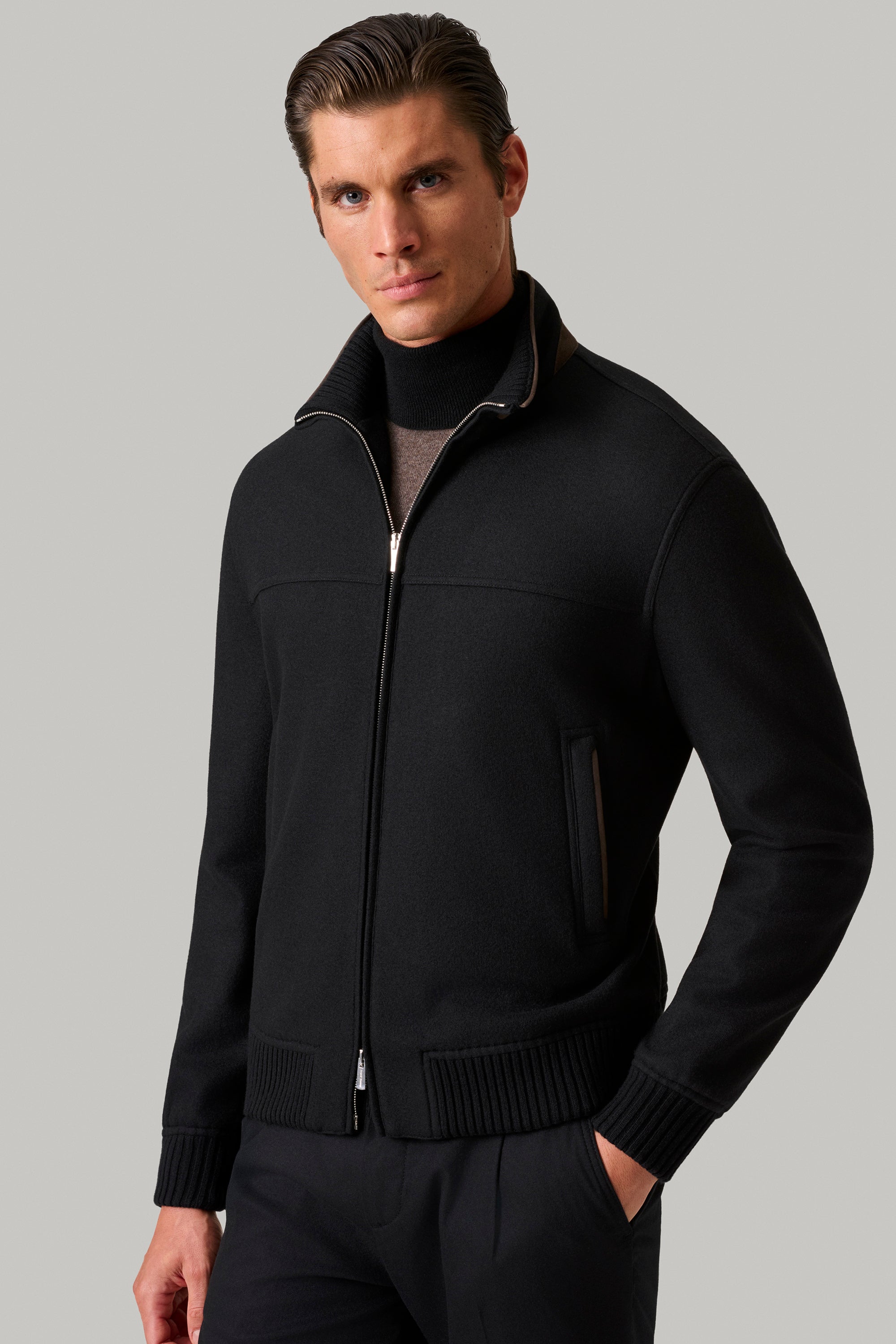 CONFORT jacket in cashmere felt