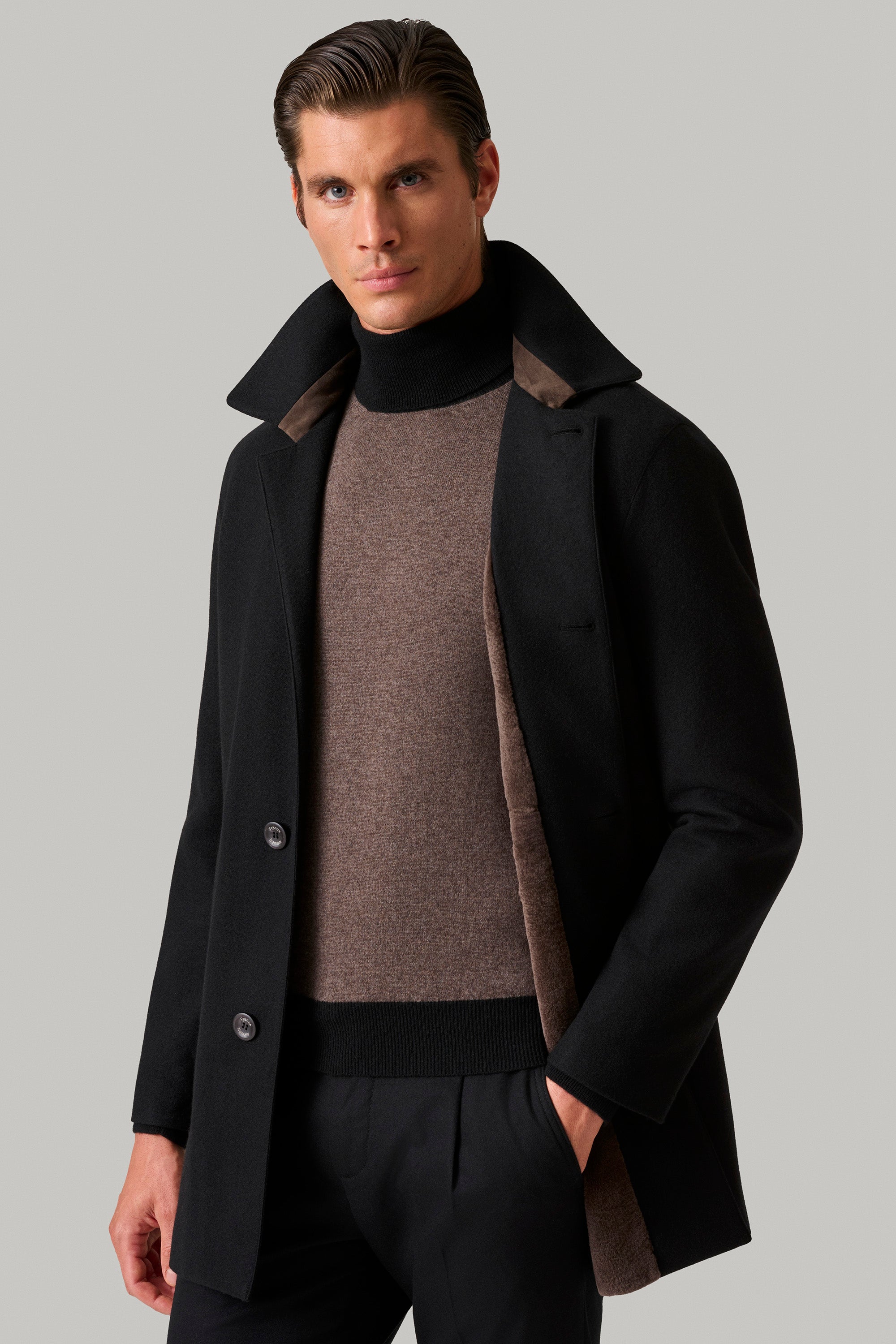 Manteau FLINT avec doublure en vison