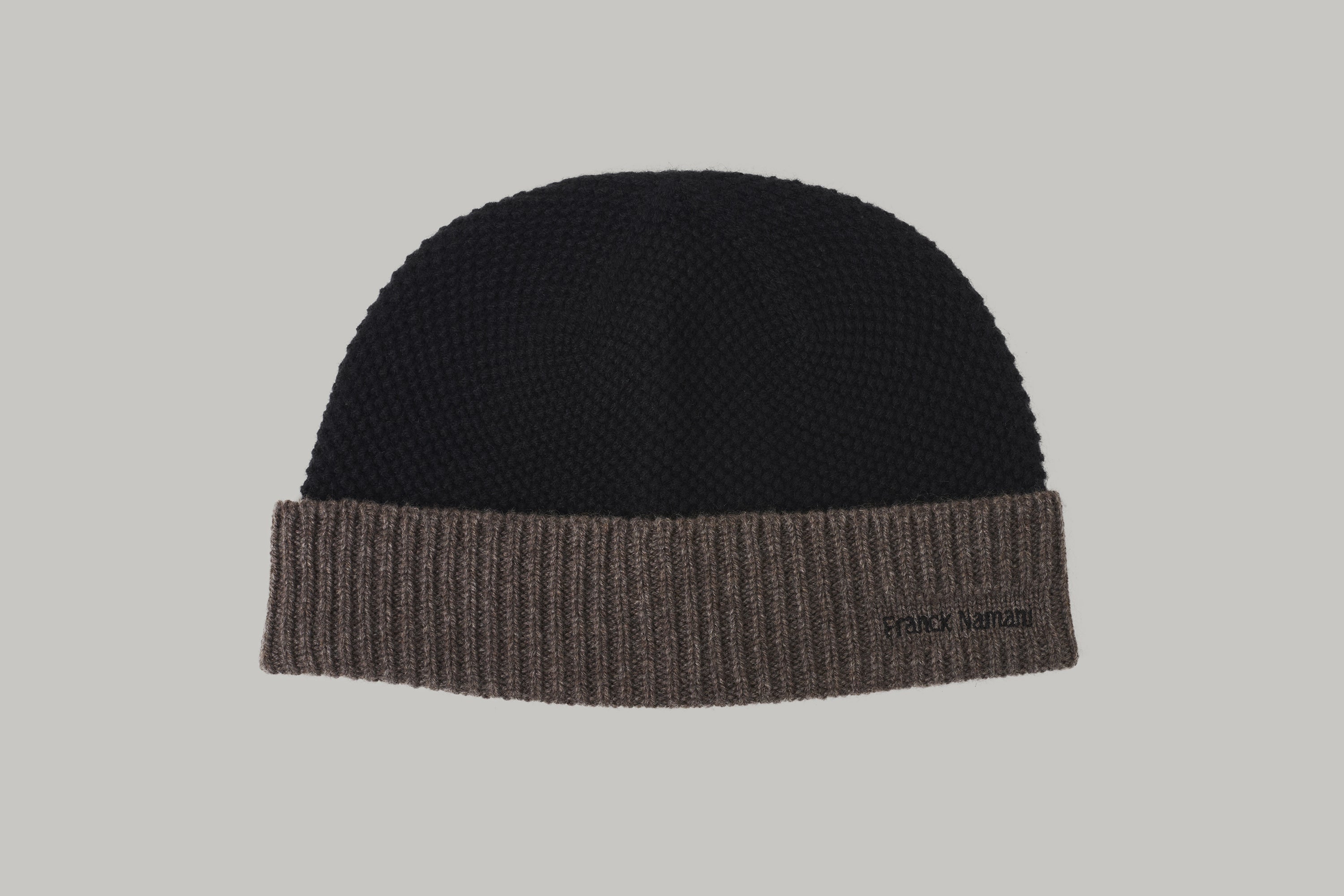 Two-tone honeycomb beanie in ultimum cashmere®