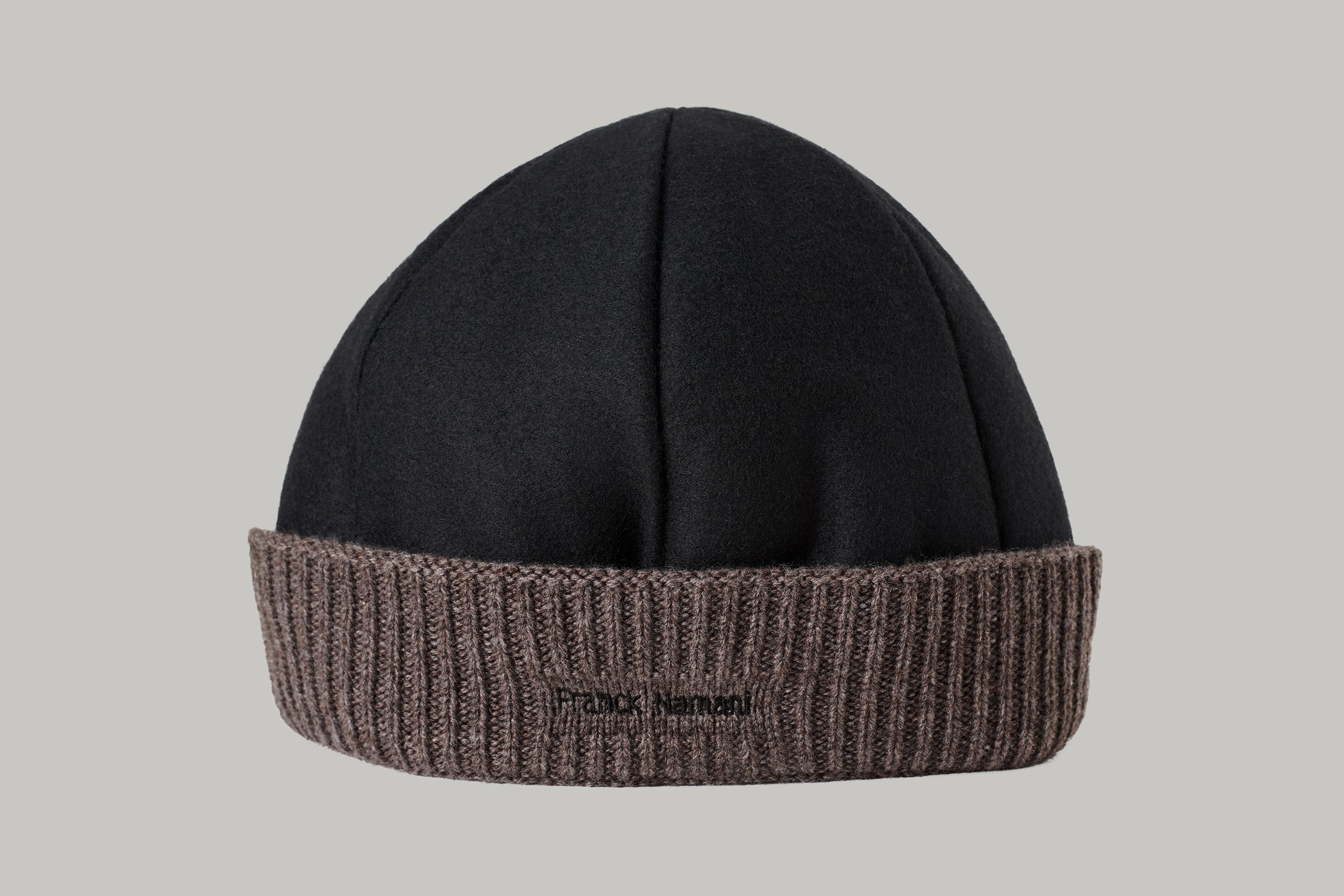 Bonnet bicolore en ultimum cachemire