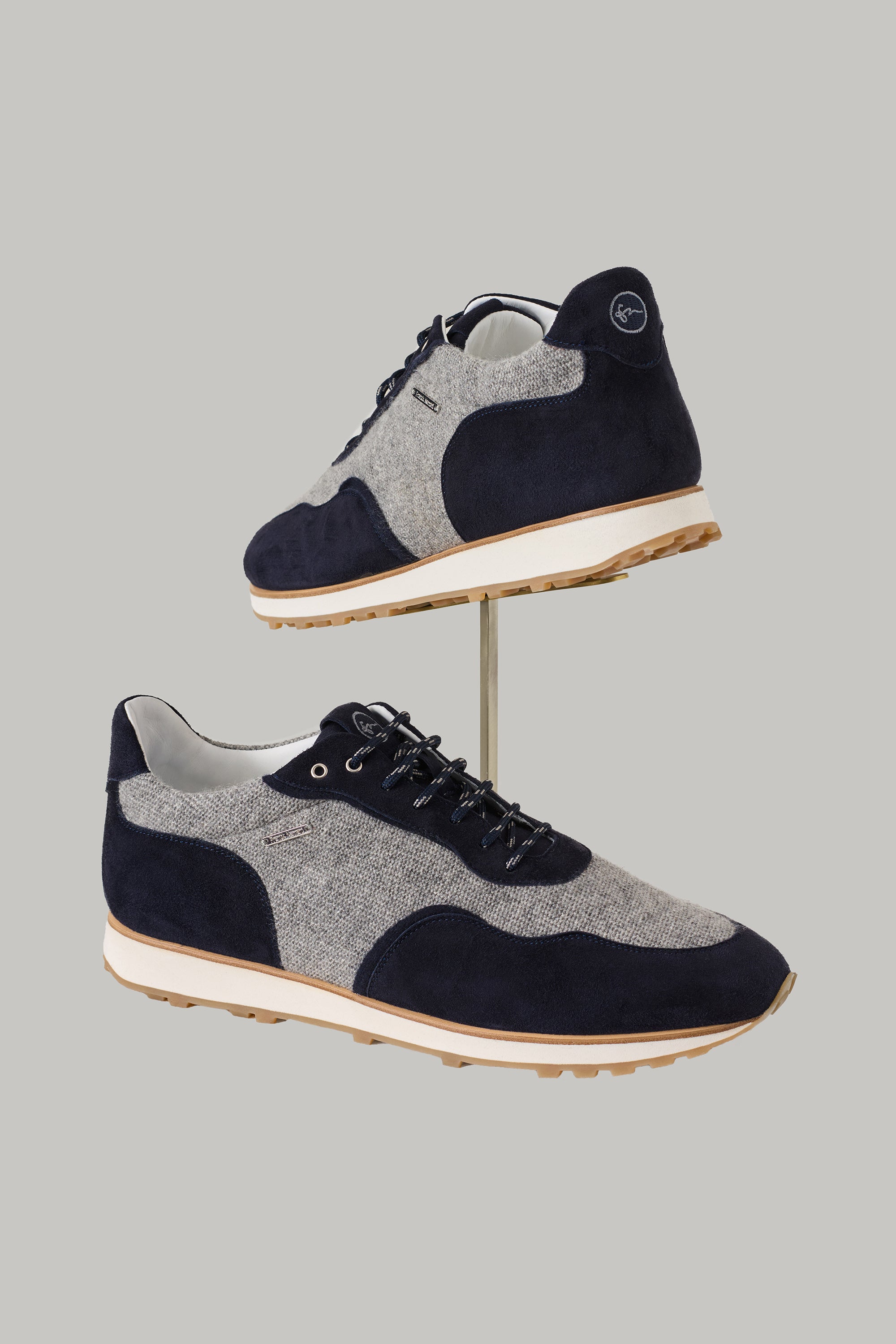 VEGAS sneakers in suede and ultimum cashmere felt