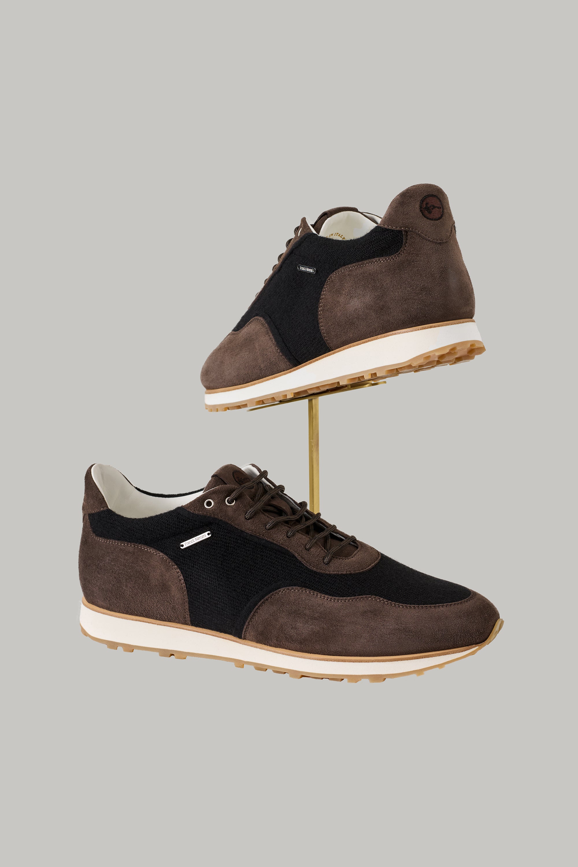 VEGAS sneakers in suede and ultimum cashmere felt