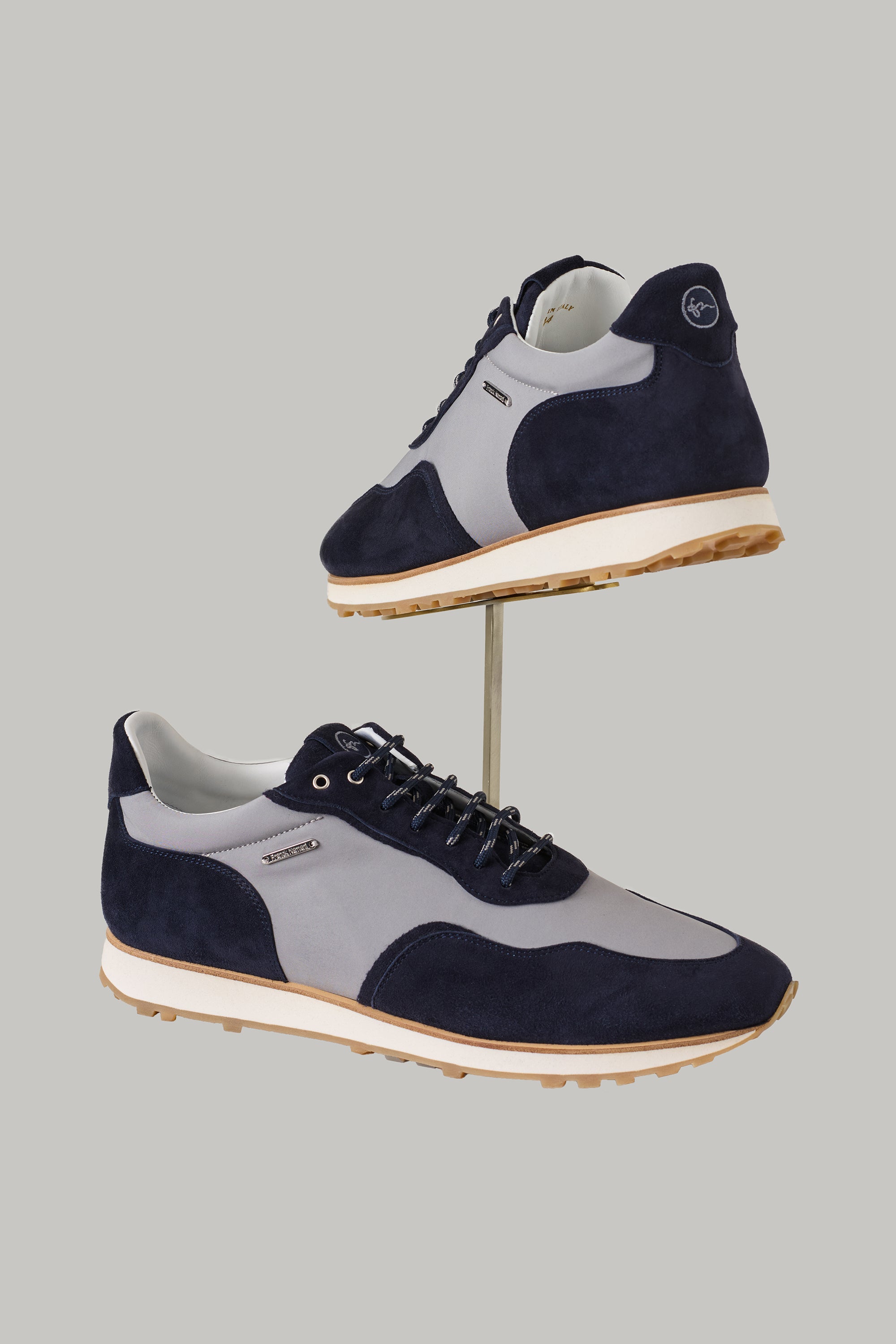 VEGAS sneakers in ultra-light suede and silk nylon