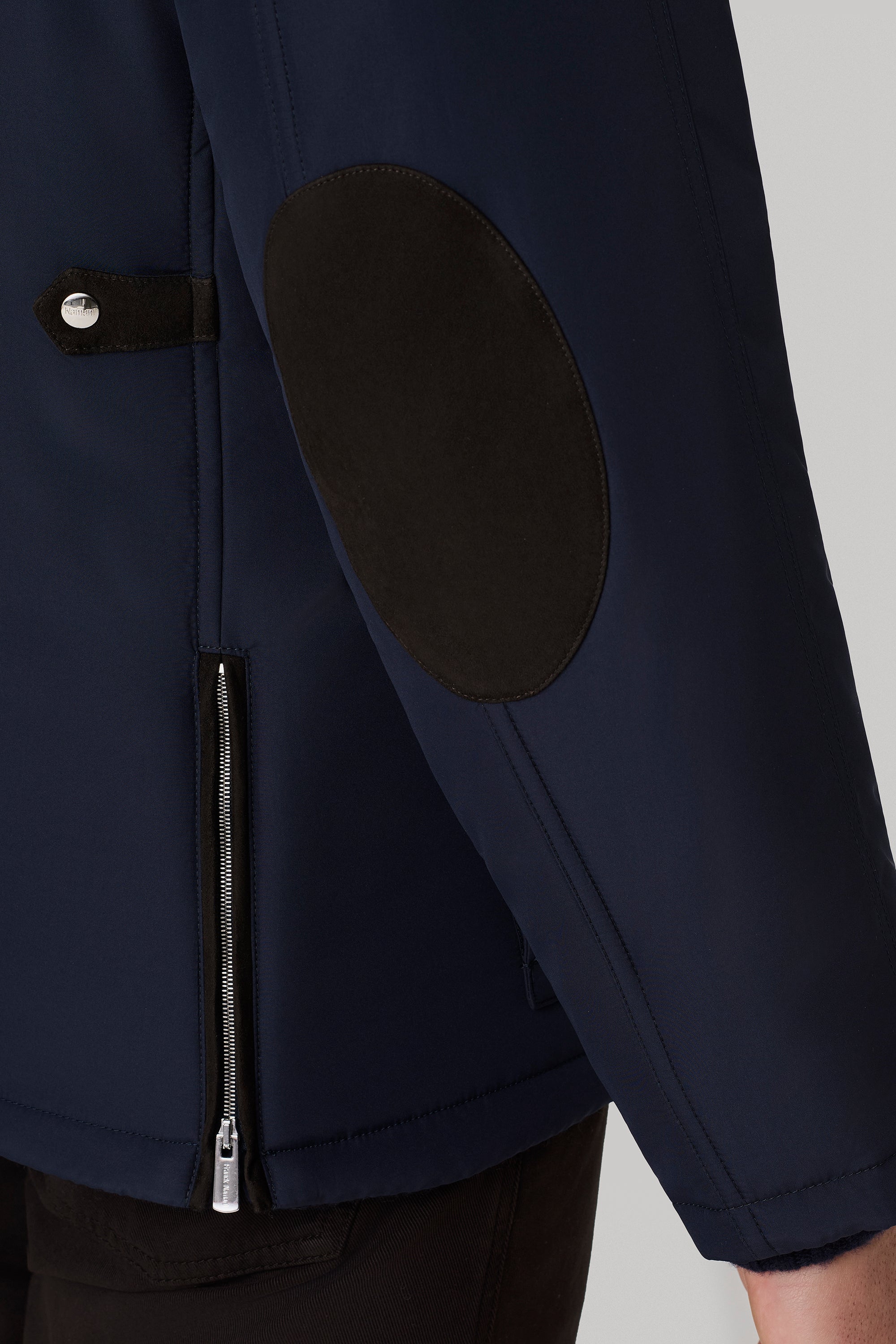 Parka Elvis en silk nylon ultra-light et vison