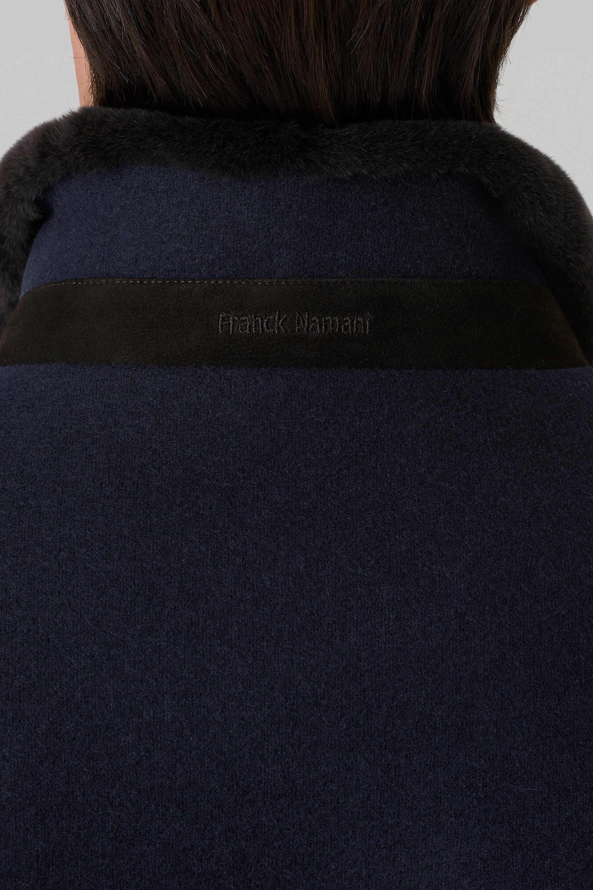 Blouson Confort en ultimum cachemire felt et vison
