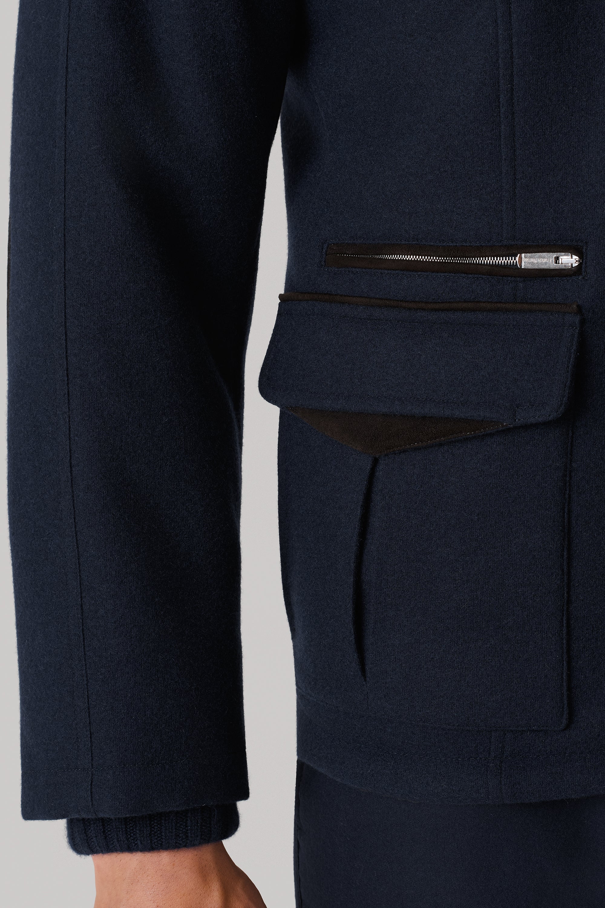 ELVIS ultimum cashmere® felt parka lined with mink