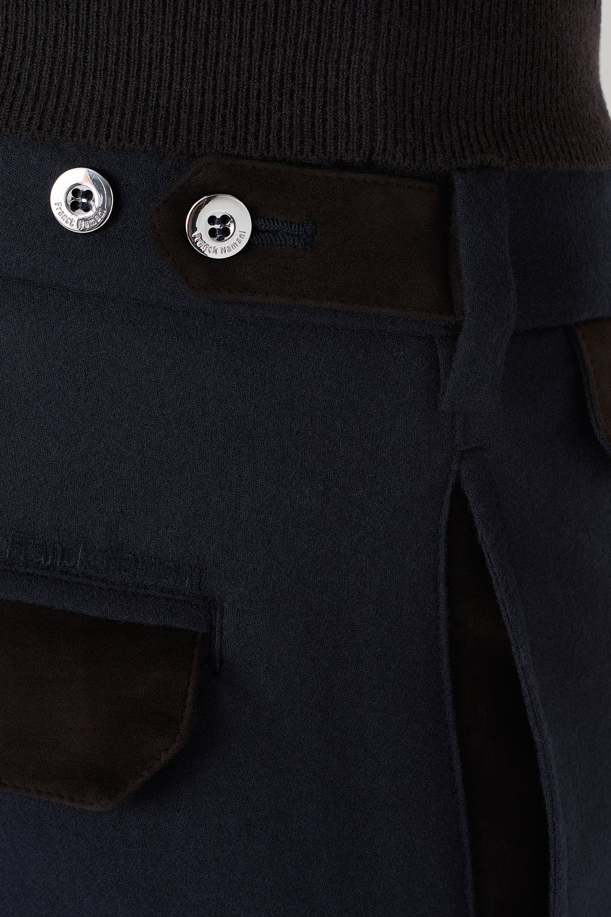 Pantalon en laine et ultimum cachemire felt