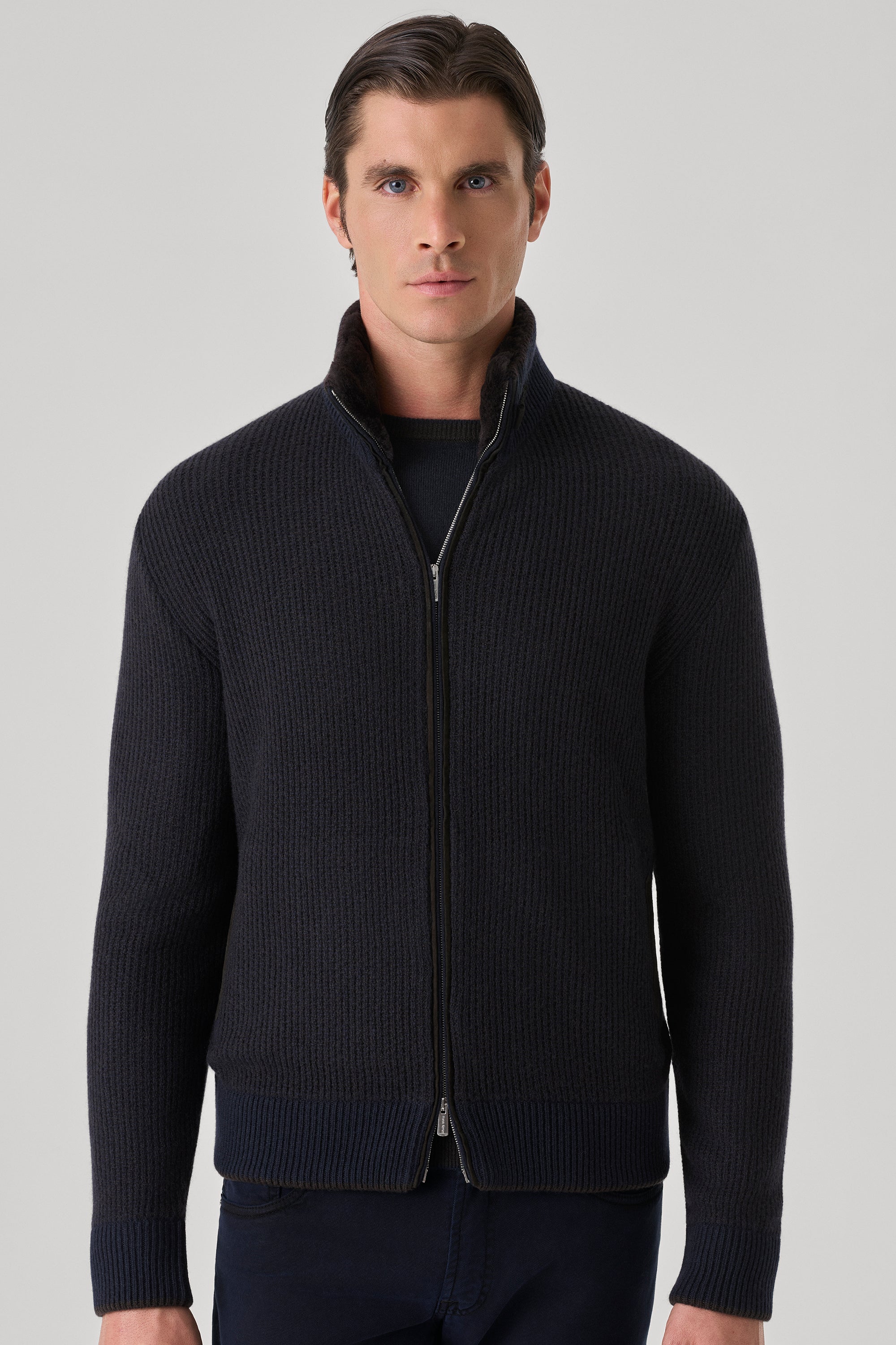 Cardigan Enge Bicolore