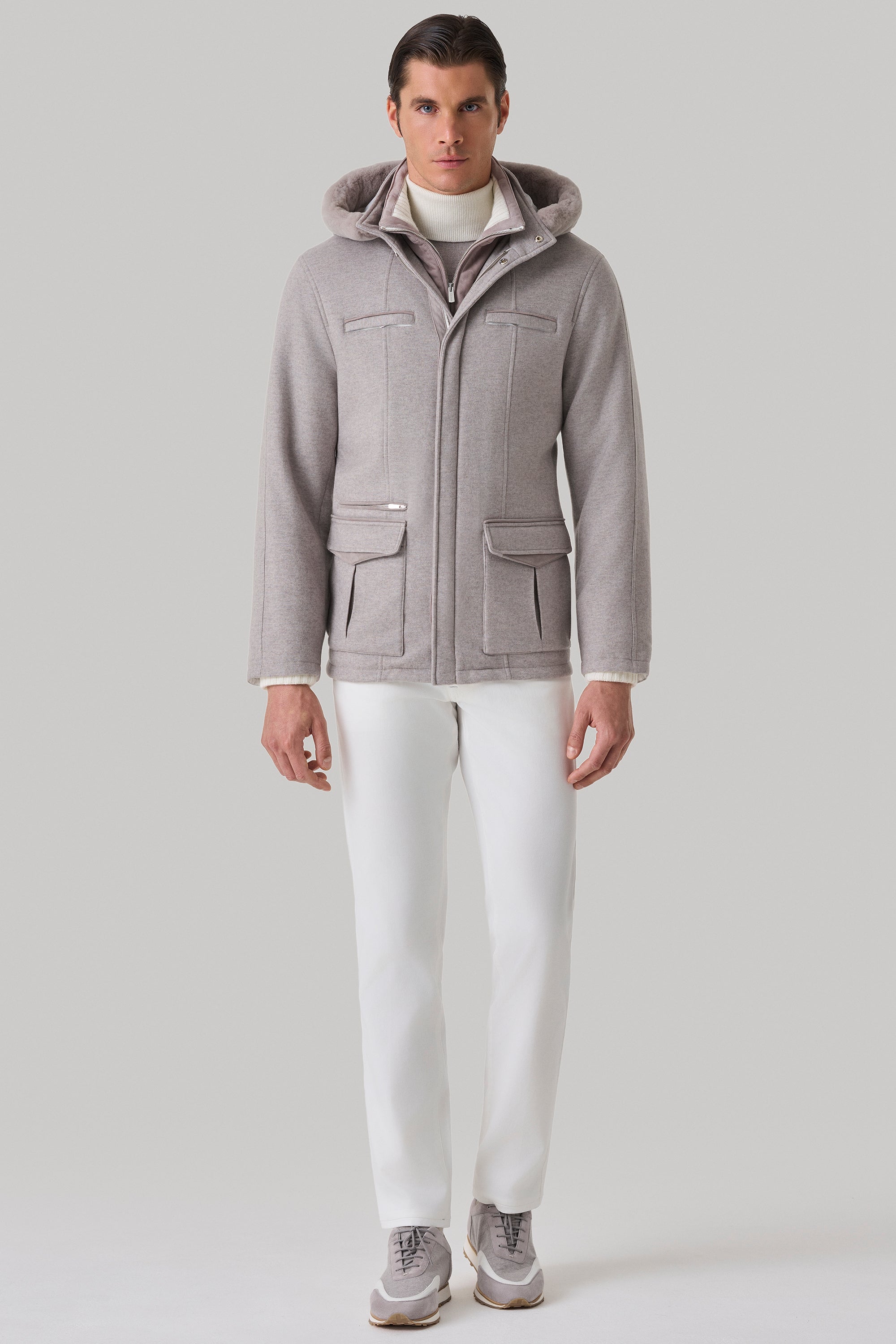 Parka Elvis en ultimum cachemire felt