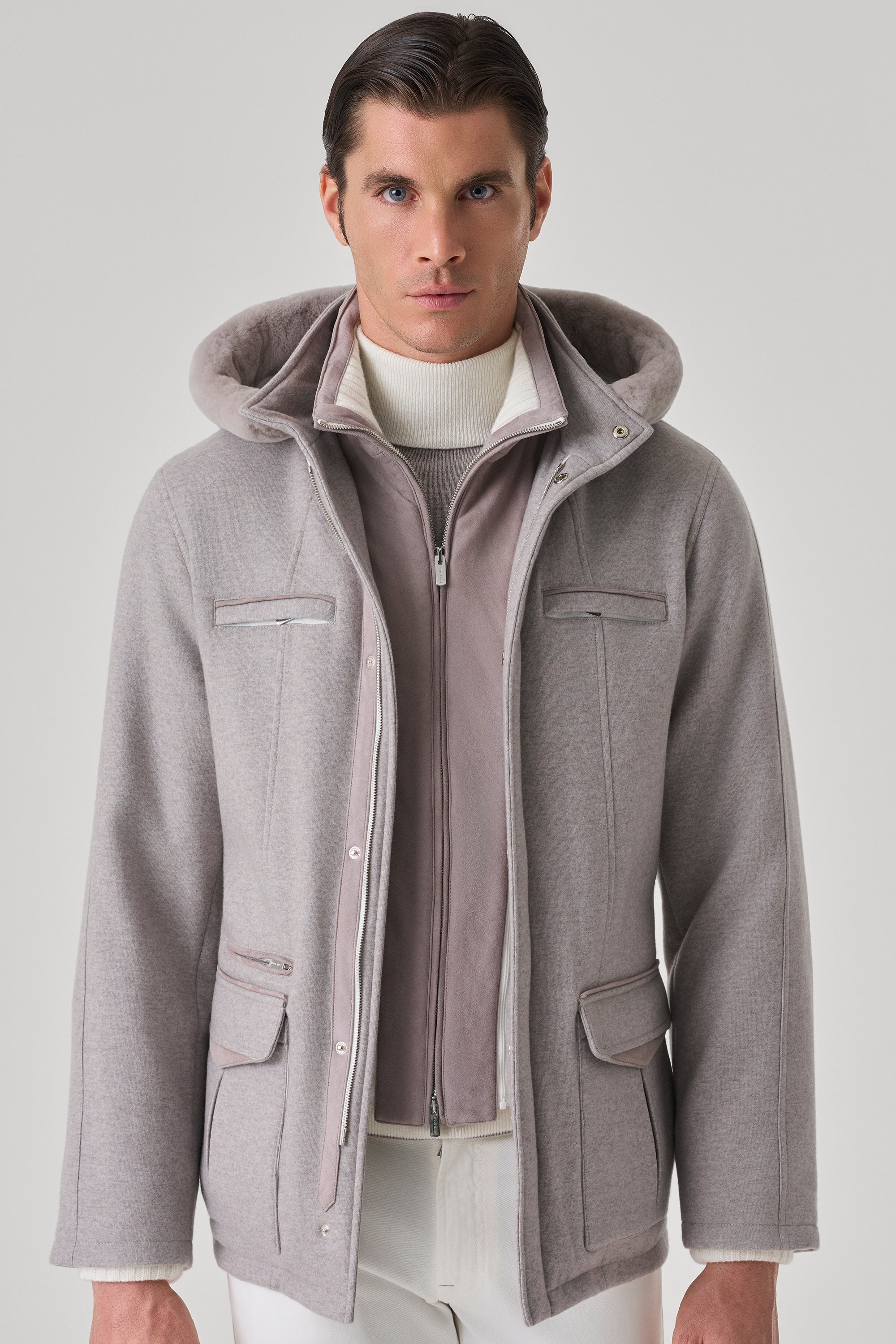 Parka Elvis en ultimum cachemire felt