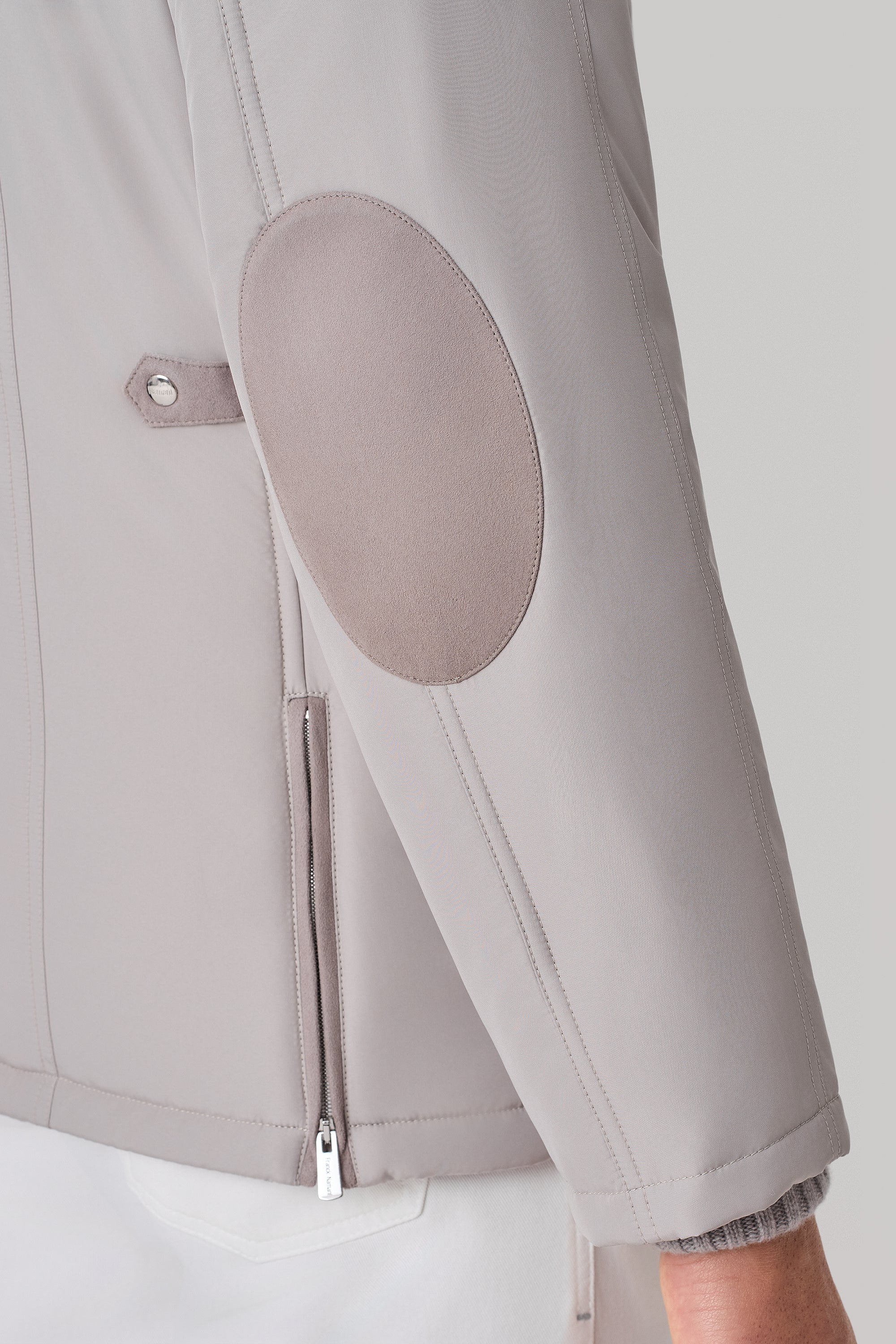 Parka Elvis en silk nylon ultra-light et vison