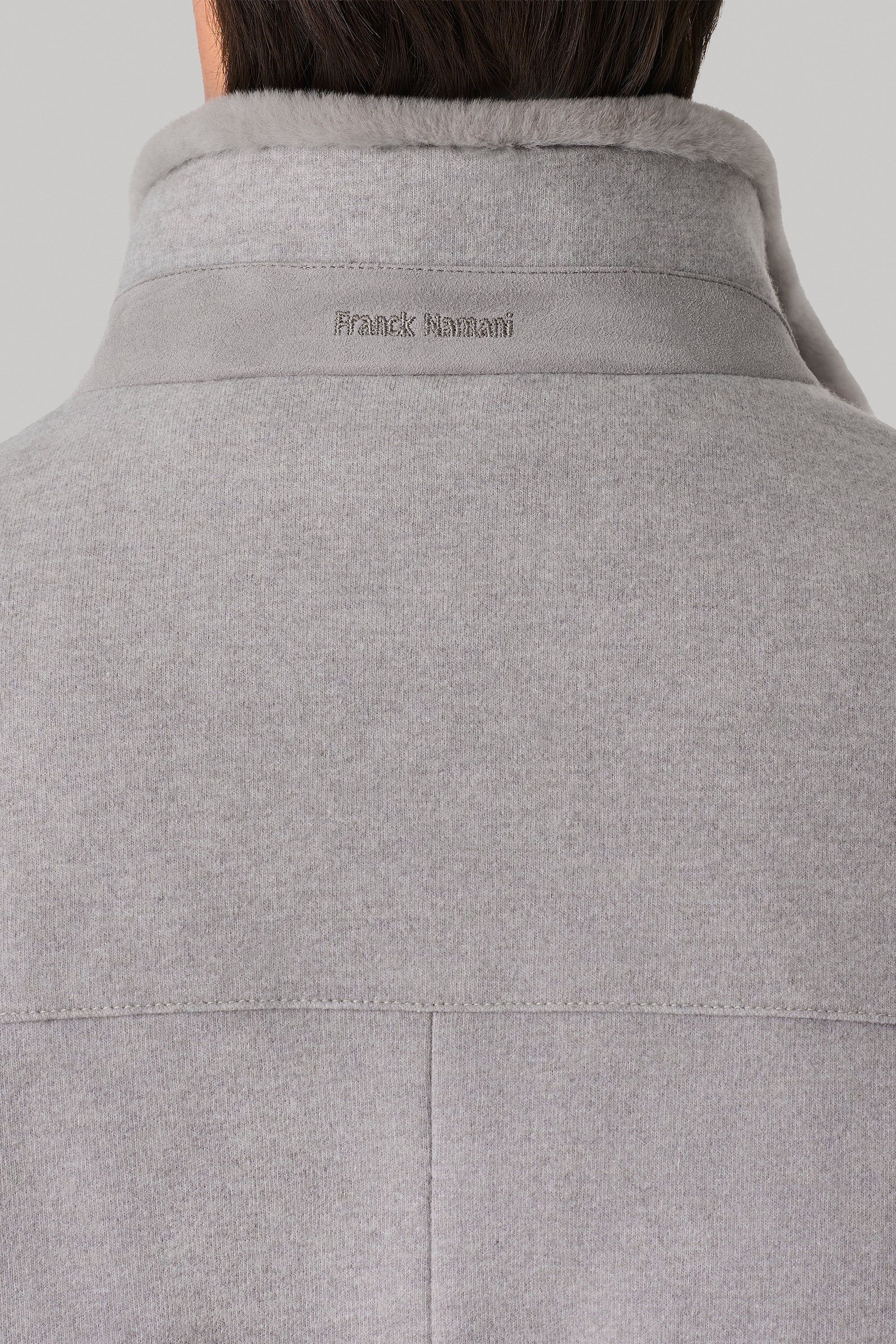 Blouson Confort en ultimum cachemire felt et vison