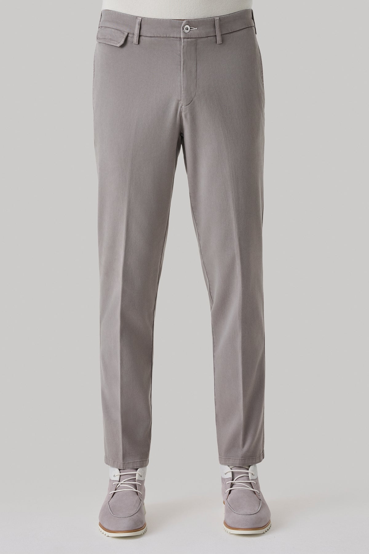 Pantalon en coton stretch