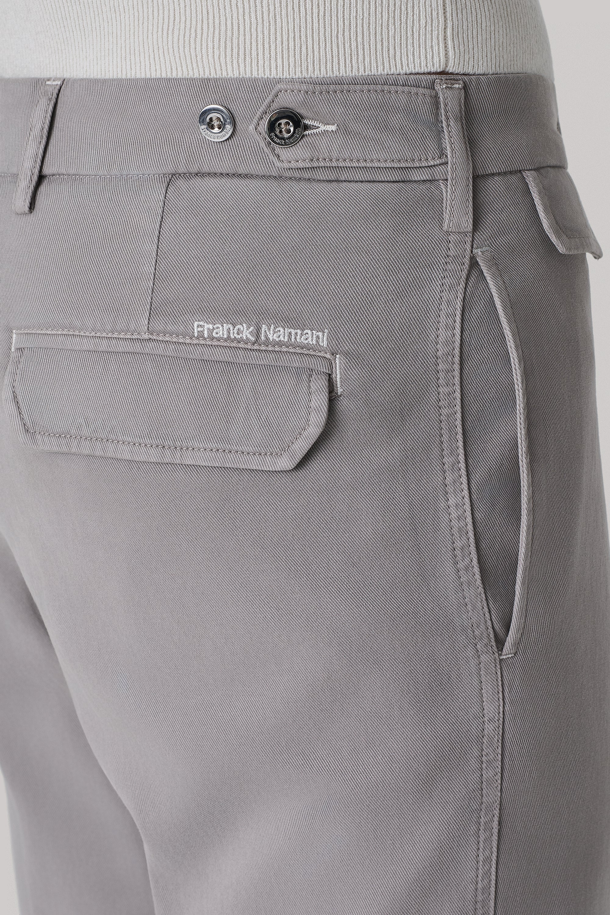 Pantalon en coton stretch